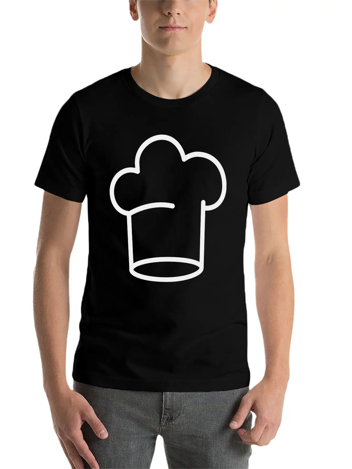 Cooking Hat Unisex Casual T-Shirt – Clean Design For Daily Comfort