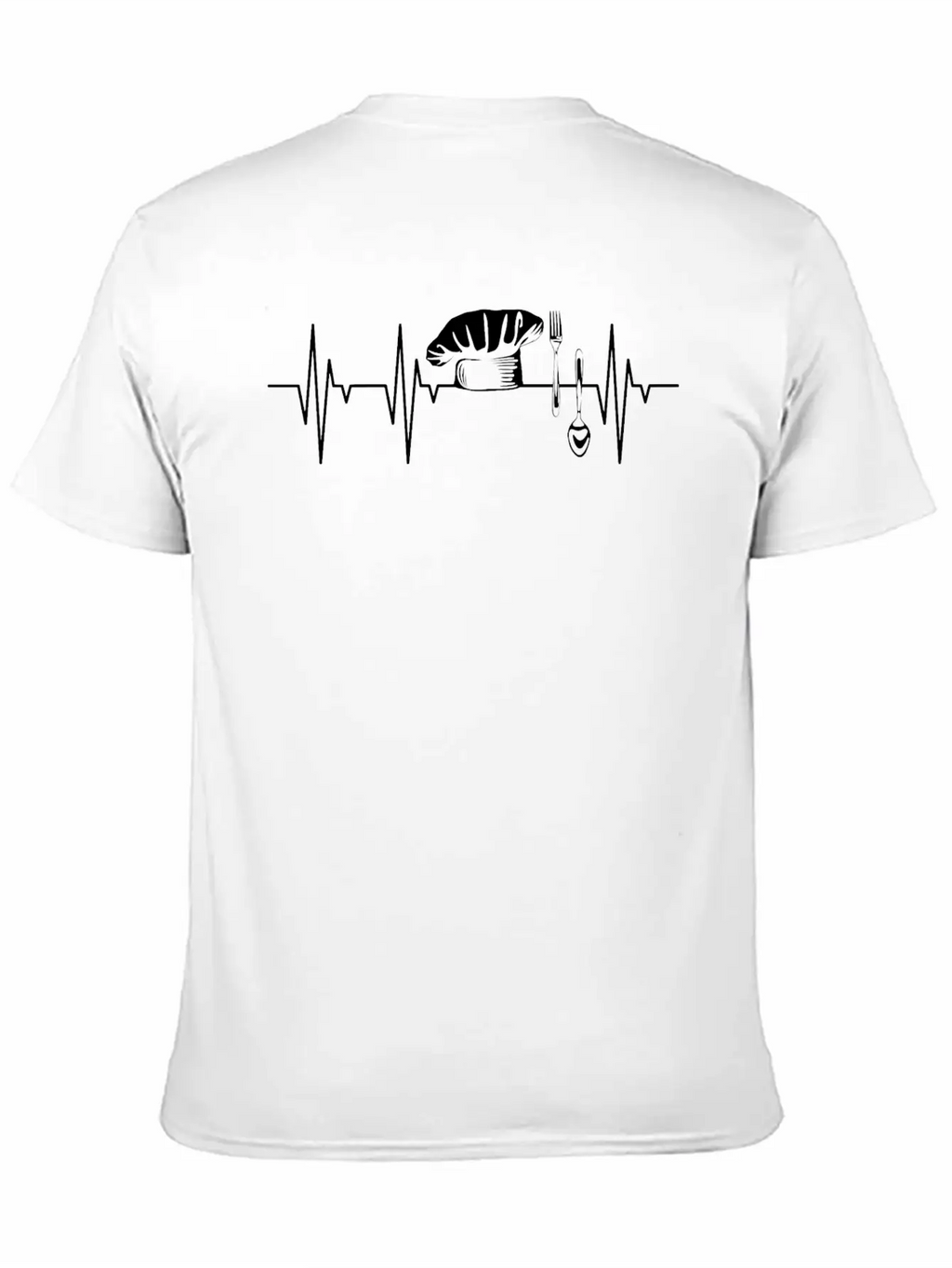 Cooking Heartbeat Funny Chef Classic Fit Graphic Tee For Daily Comfort – Unisex Cotton Shirt
