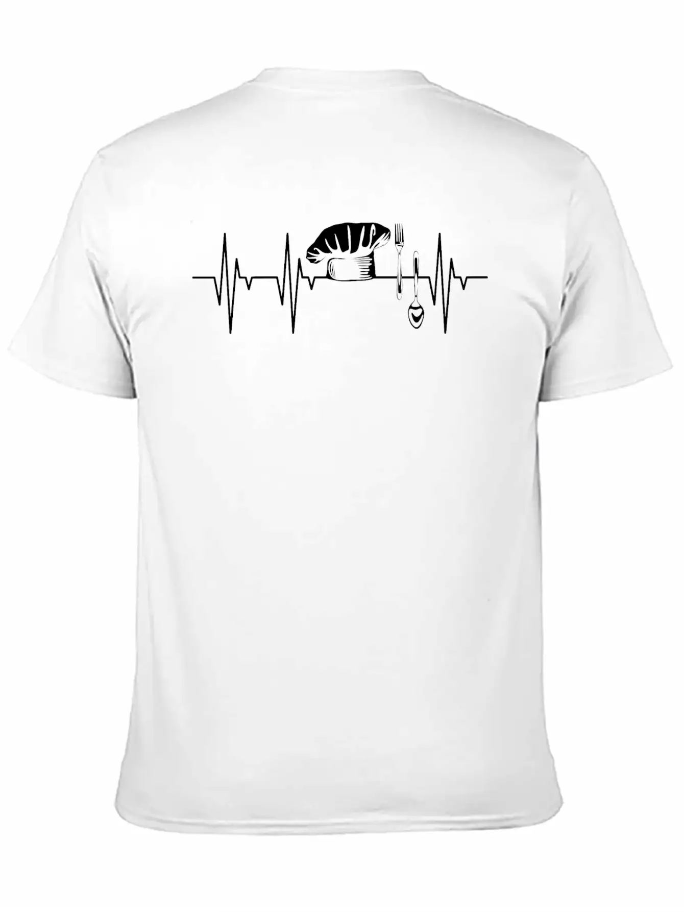 Cooking Heartbeat Funny Chef Classic Fit Graphic Tee For Daily Comfort – Unisex Cotton Shirt