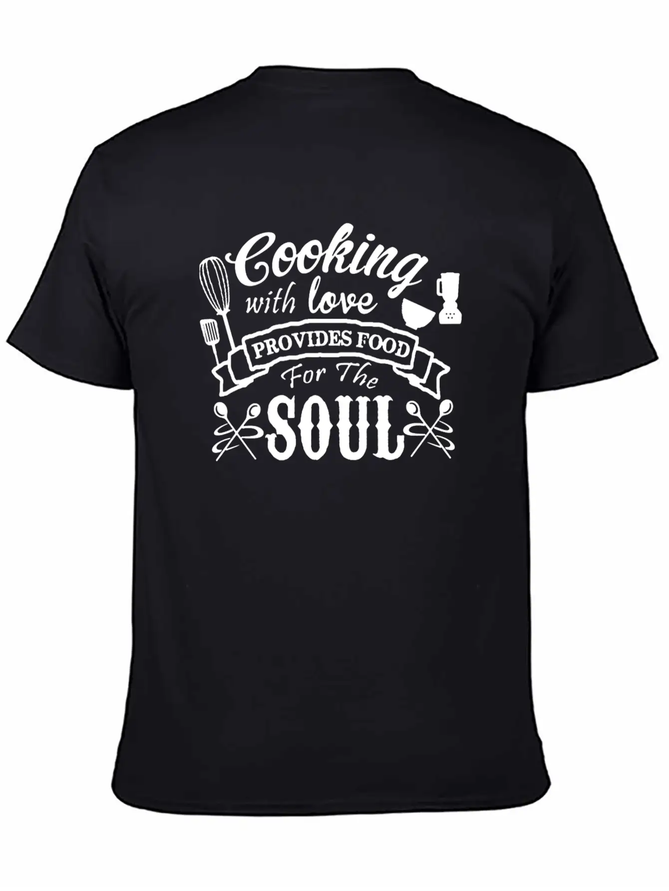 Cooking With Love Unisex Short Sleeve Soft Cotton T-Shirt – Casual Everyday Wear