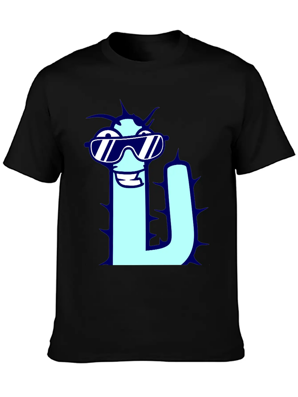 Cool DJ Desert Cactus Sunglasses Funny Music Party Unisex Short Sleeve Soft Cotton T-Shirt – Casual Everyday Wear