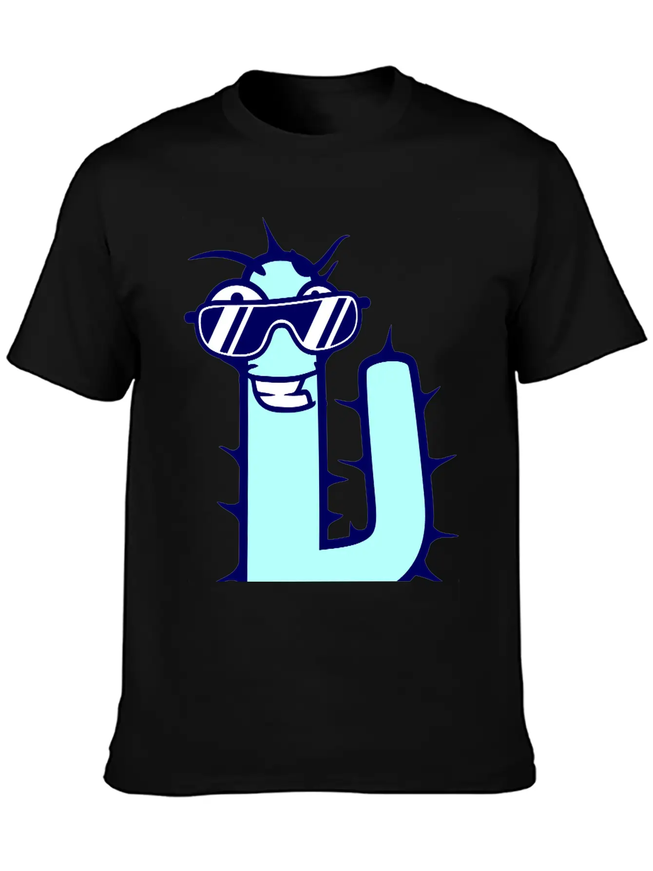 Cool DJ Desert Cactus Sunglasses Funny Music Party Unisex Short Sleeve Soft Cotton T-Shirt – Casual Everyday Wear