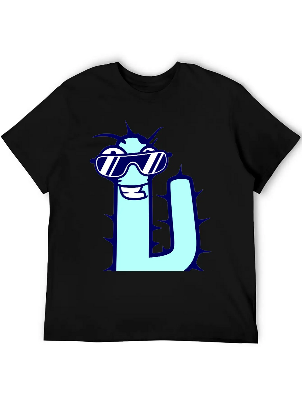 Cool DJ Desert Cactus Sunglasses Funny Music Party Unisex Short Sleeve Soft Cotton T-Shirt – Casual Everyday Wear