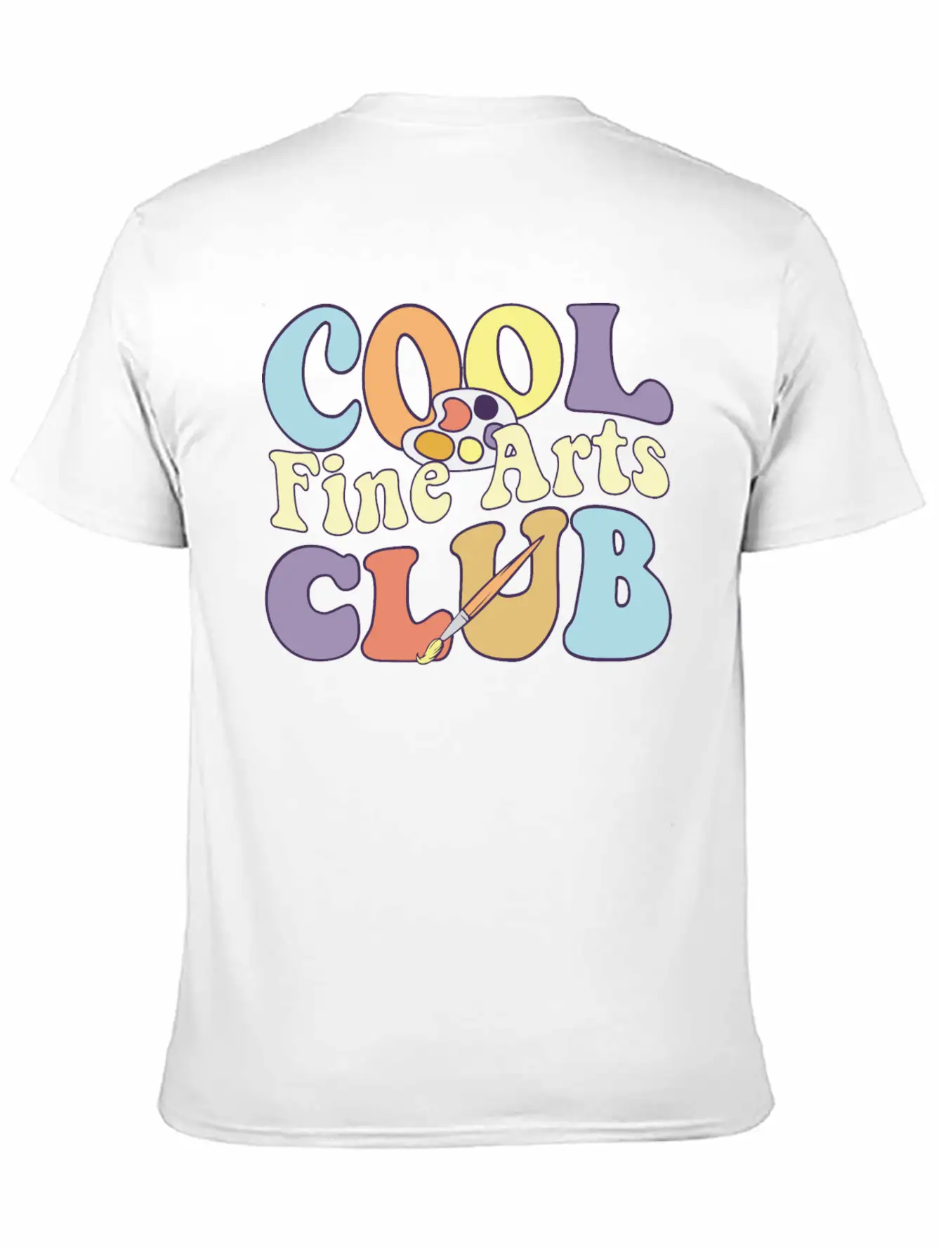 Cool Fine Arts Club Artistic Painter Art Teacher Casual Graphic T-Shirt – Simple And Comfortable Daily Wear