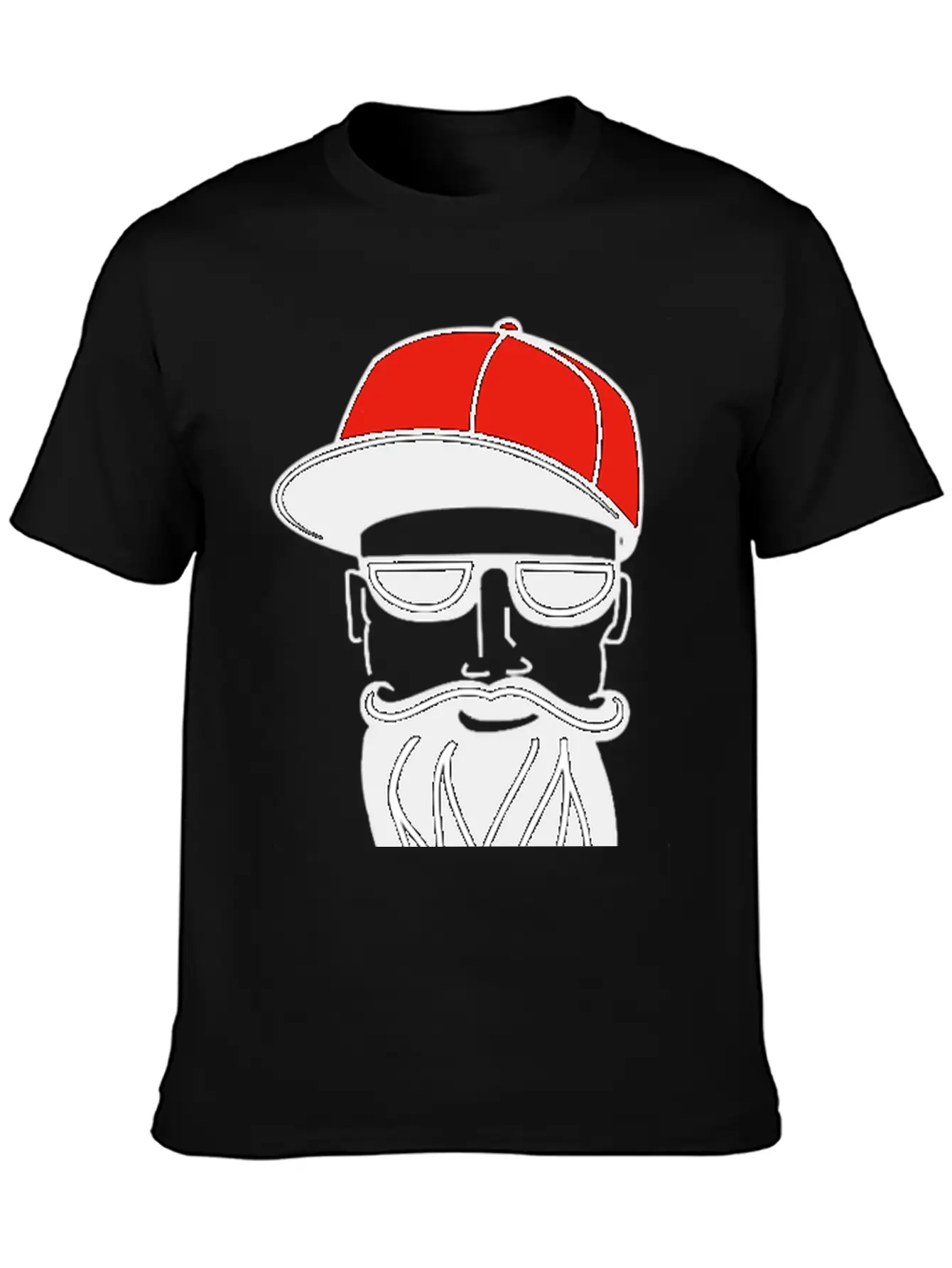 Cool Guy With Red Trucker Hat Saying Drive Trucks Essential Cotton Tee For Daily Outfits – Unisex Style
