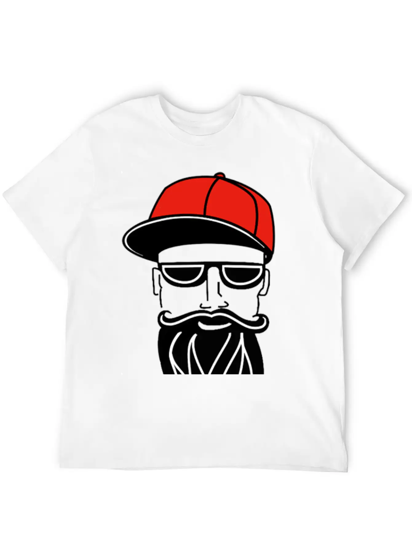 Cool Guy With Red Trucker Hat Saying Drive Trucks Essential Cotton Tee For Daily Outfits – Unisex Style