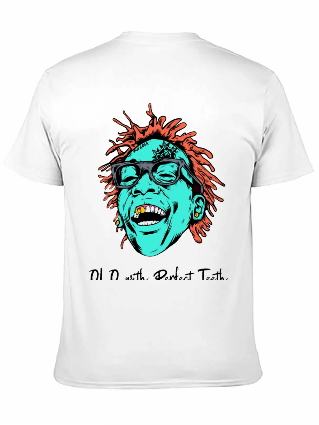 Cool Laugh Out Loud Dude With Perfect Teeth Illust Stylish Everyday T-Shirt – Unisex Basic Cotton Tee