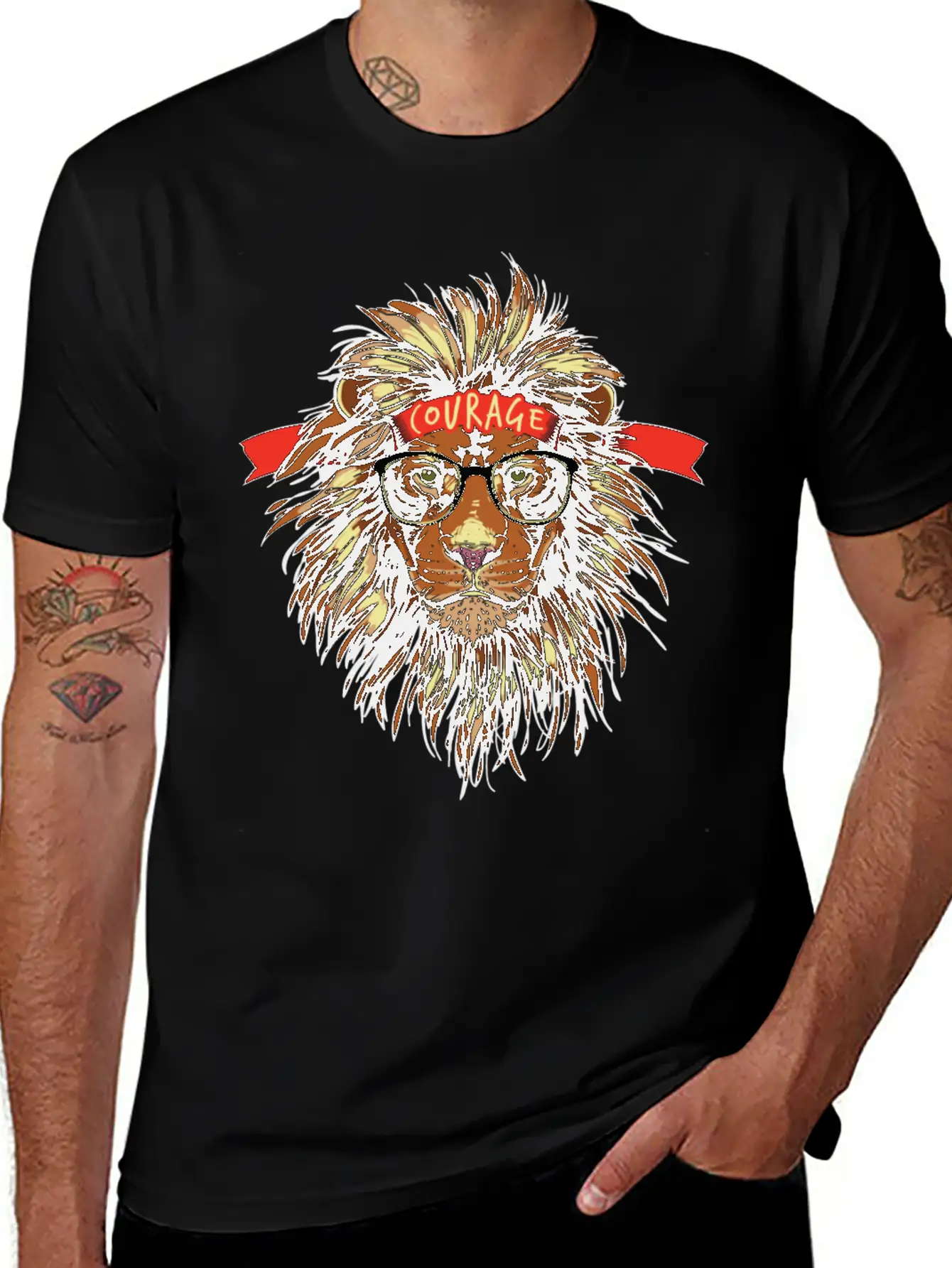 Cool Lion Breathable Soft Cotton T-Shirt – Timeless Casual Look