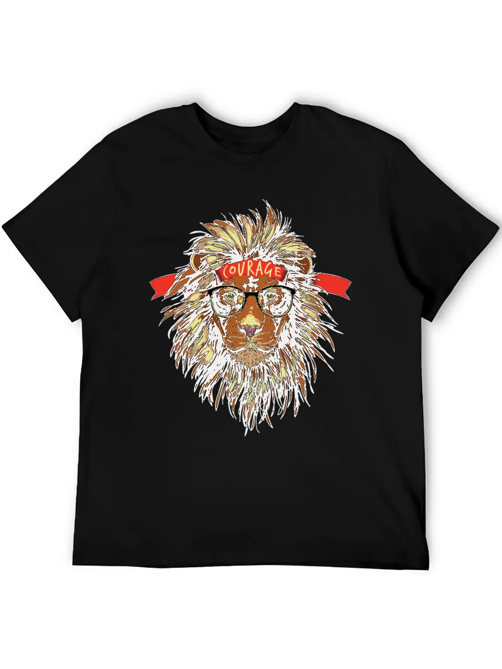 Cool Lion Breathable Soft Cotton T-Shirt – Timeless Casual Look