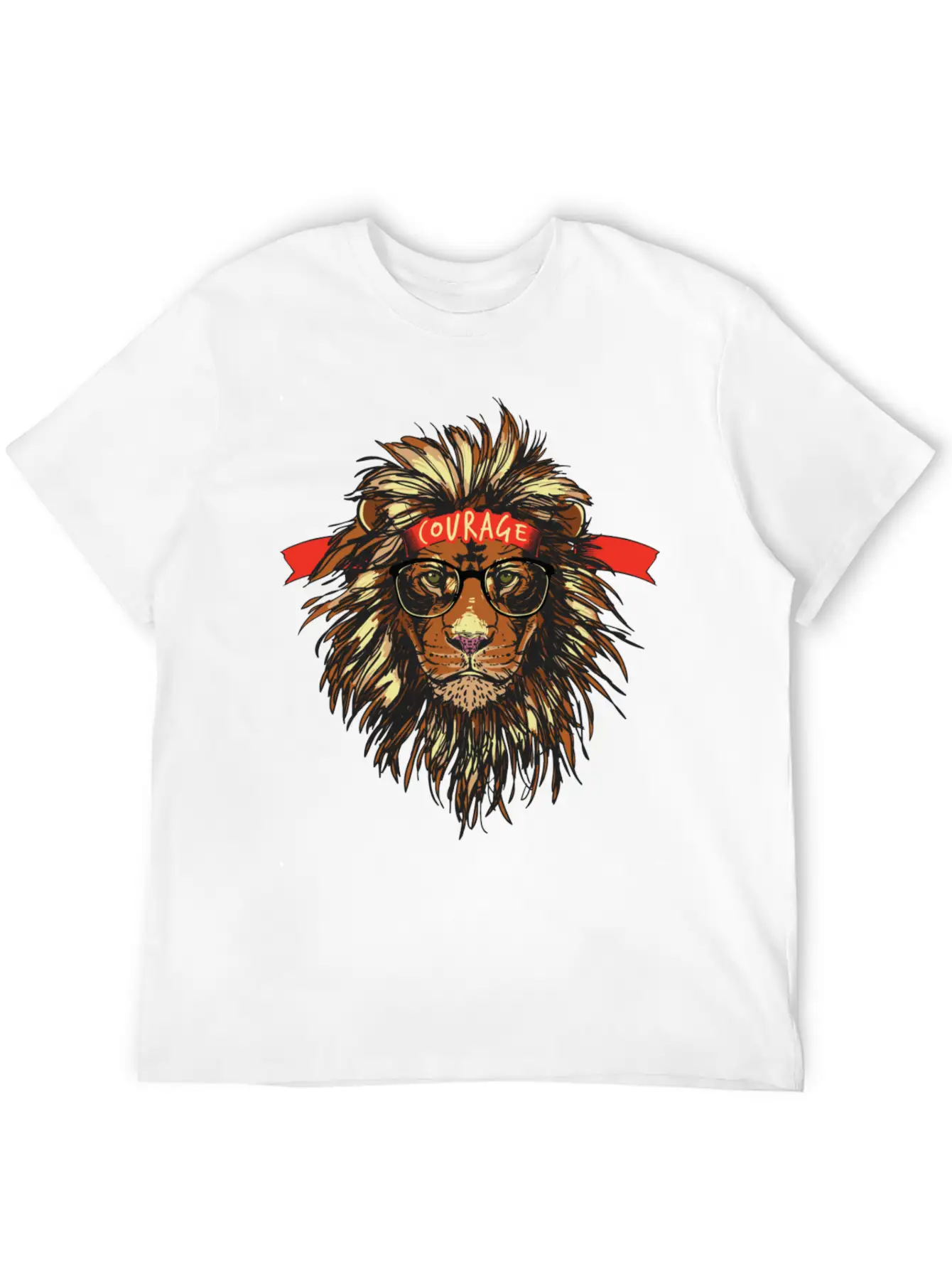 Cool Lion Breathable Soft Cotton T-Shirt – Timeless Casual Look