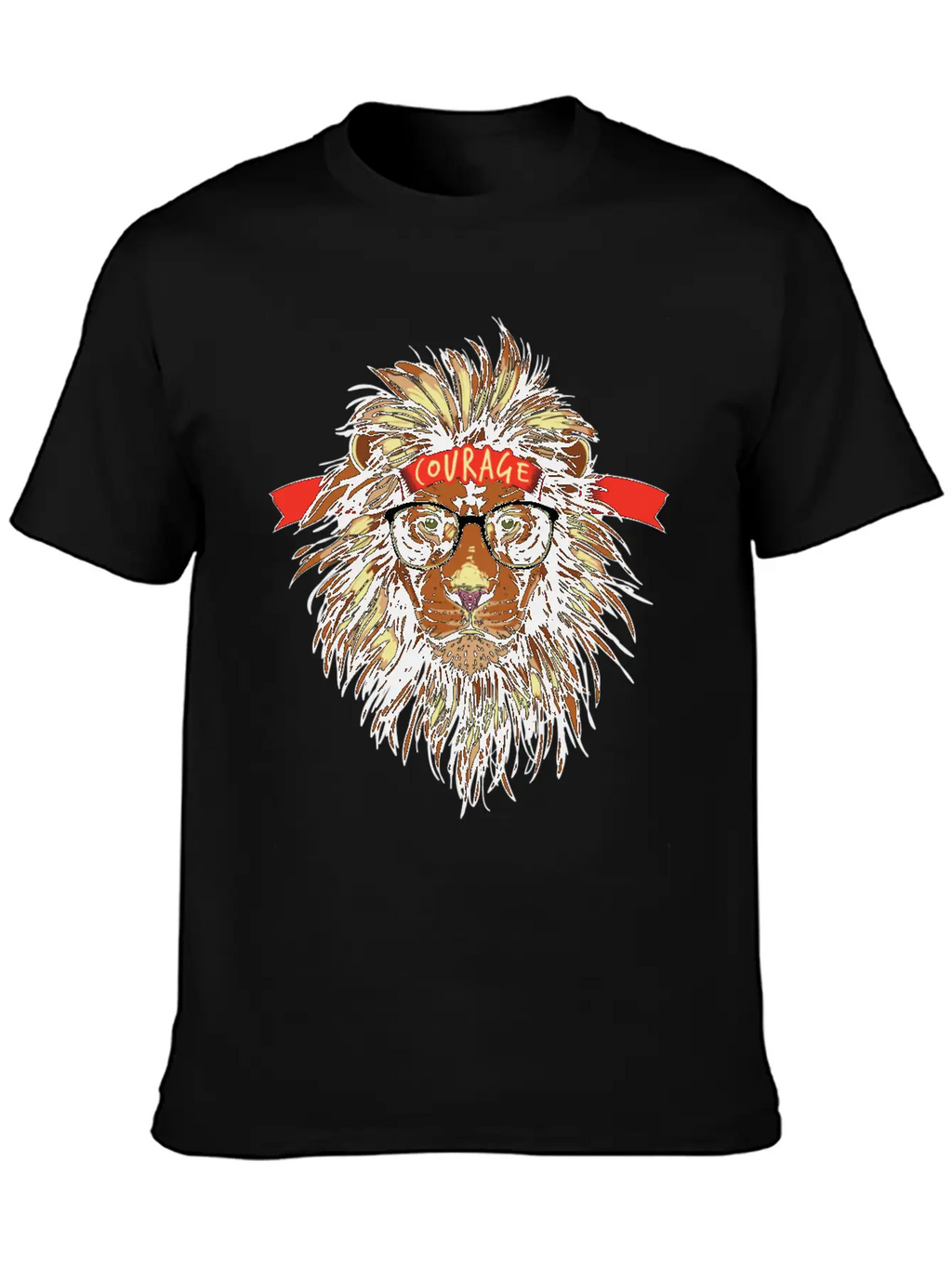 Cool Lion Breathable Soft Cotton T-Shirt – Timeless Casual Look