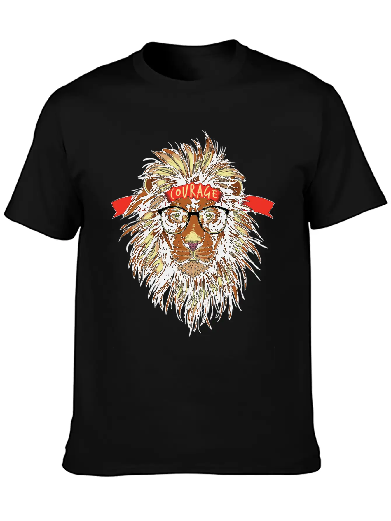 Cool Lion Breathable Soft Cotton T-Shirt – Timeless Casual Look