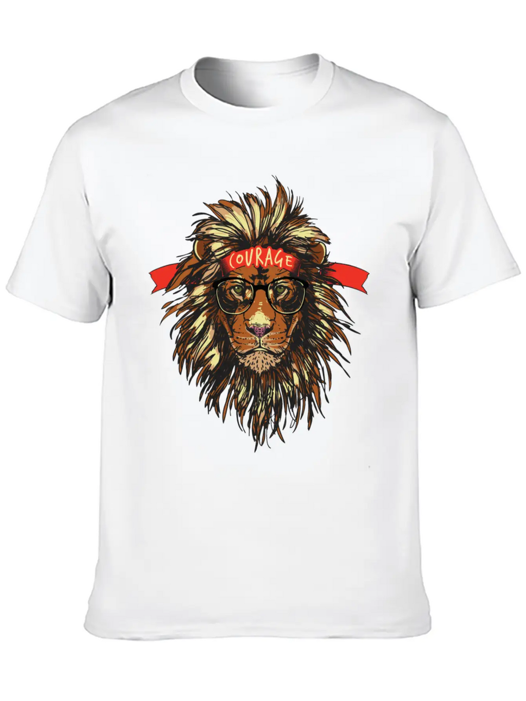 Cool Lion Breathable Soft Cotton T-Shirt – Timeless Casual Look