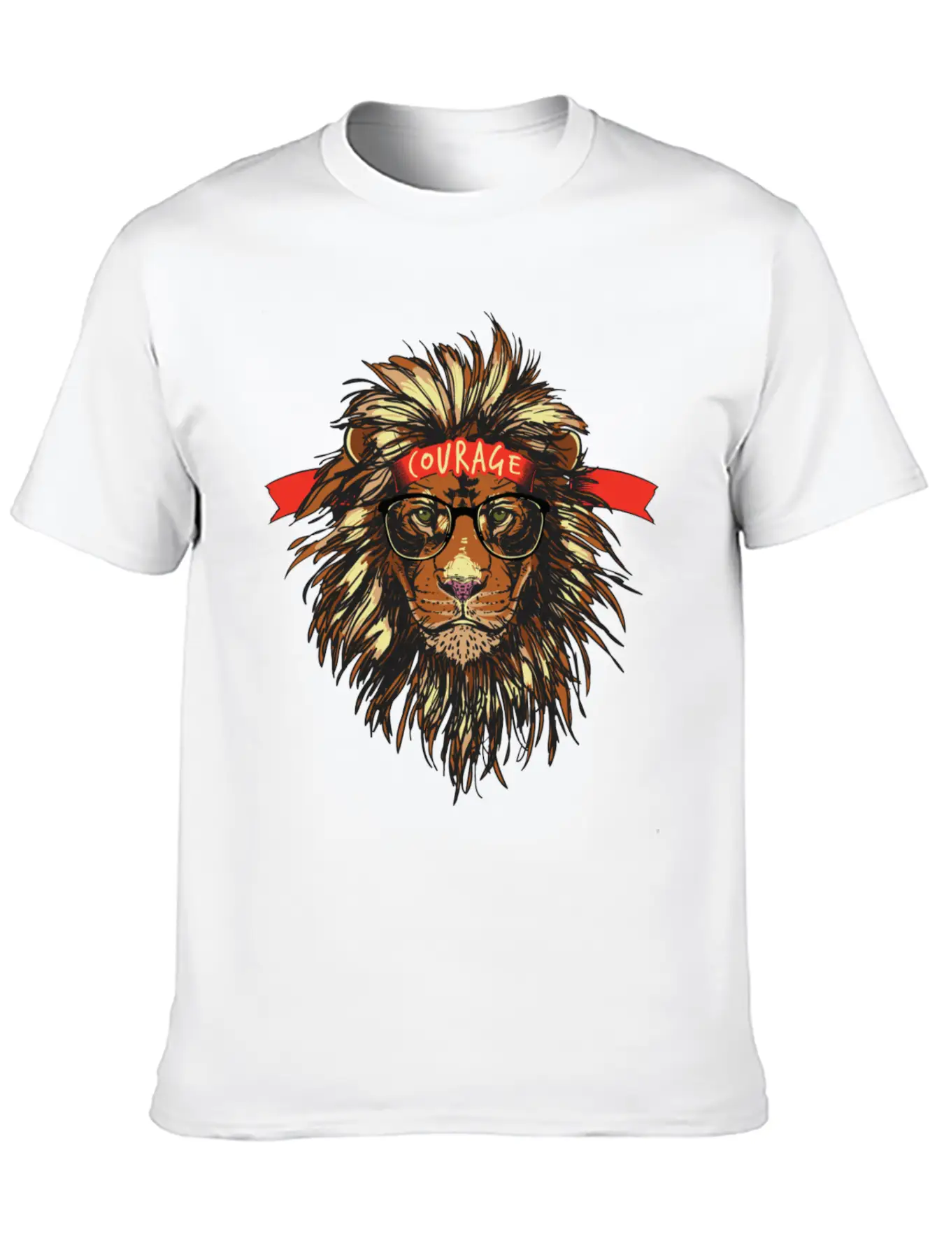 Cool Lion Breathable Soft Cotton T-Shirt – Timeless Casual Look