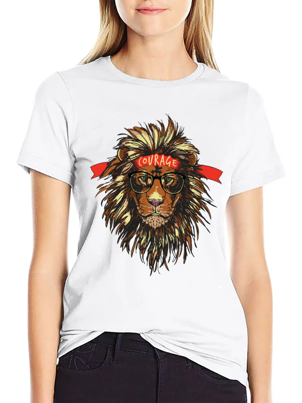 Cool Lion Breathable Soft Cotton T-Shirt – Timeless Casual Look