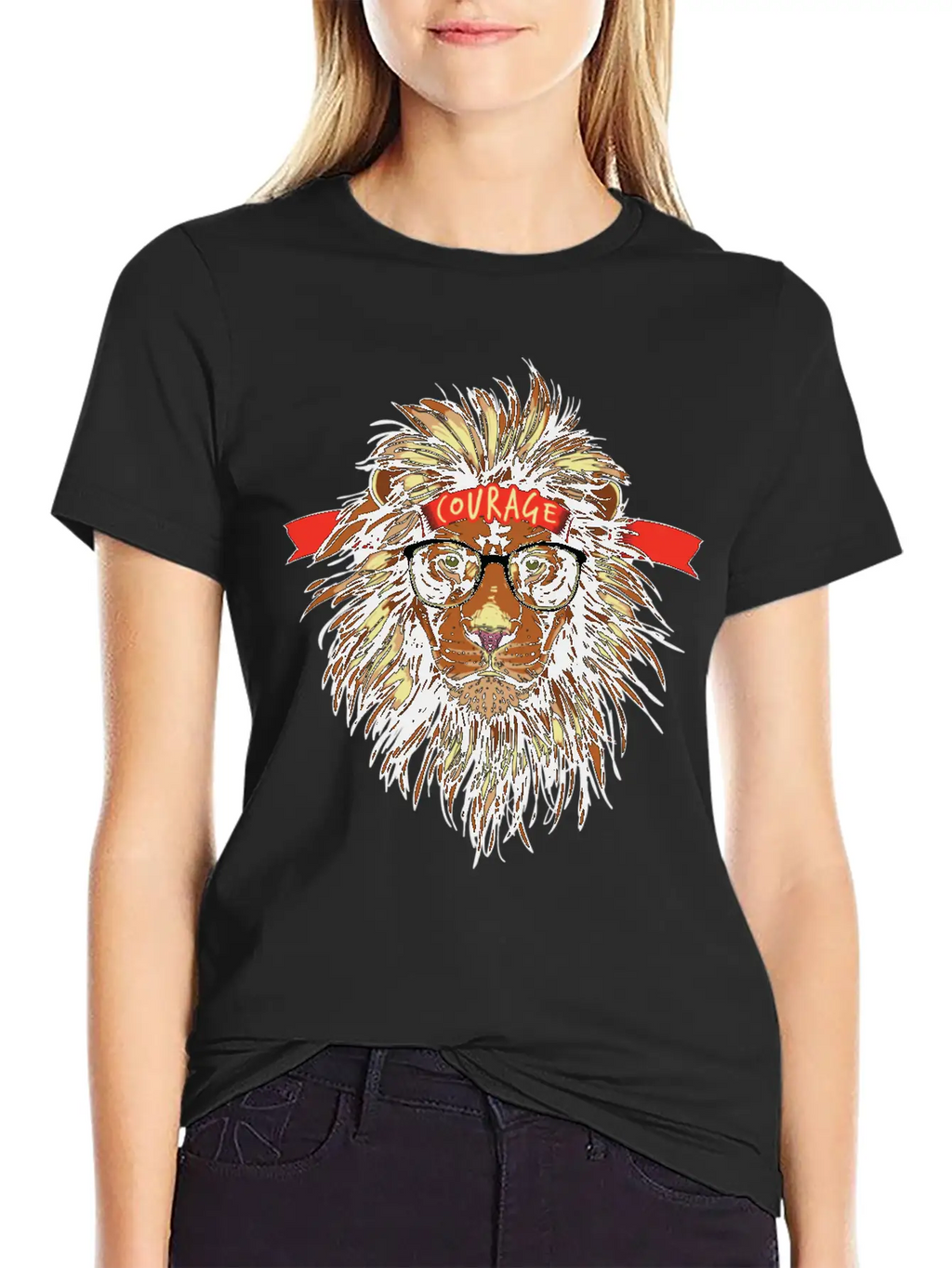 Cool Lion Breathable Soft Cotton T-Shirt – Timeless Casual Look