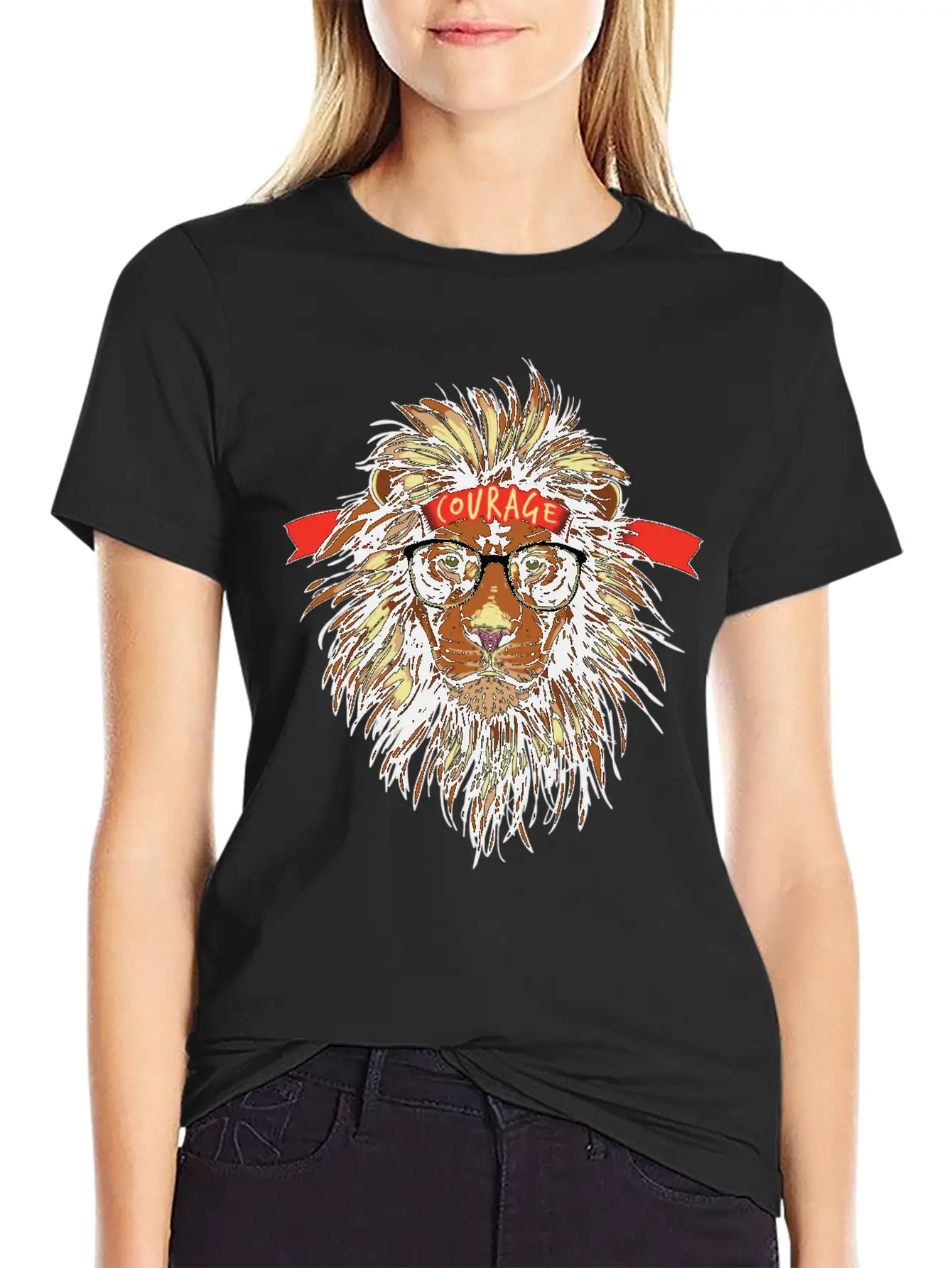 Cool Lion Breathable Soft Cotton T-Shirt – Timeless Casual Look
