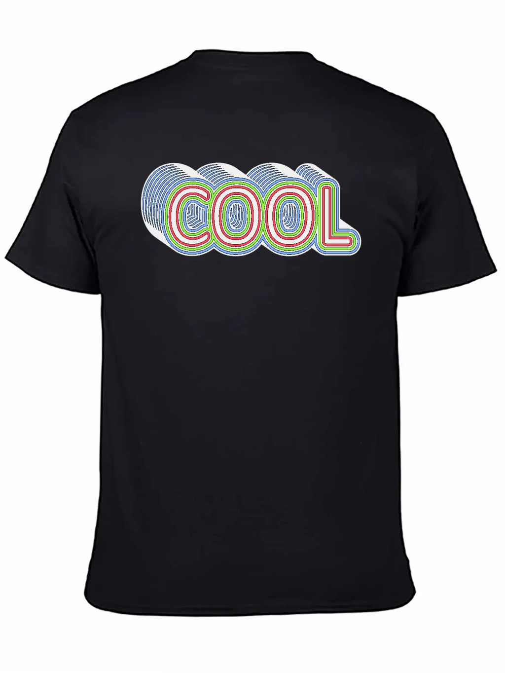 COOL Multistrokes 3D Stylish Everyday T-Shirt – Unisex Basic Cotton Tee