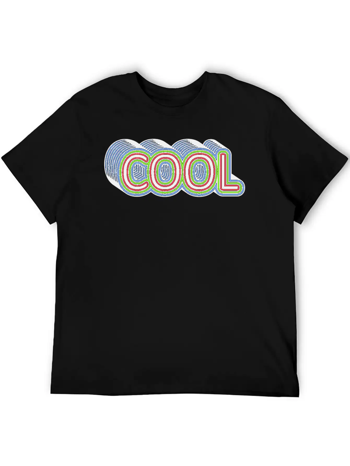 COOL Multistrokes 3D Stylish Everyday T-Shirt – Unisex Basic Cotton Tee