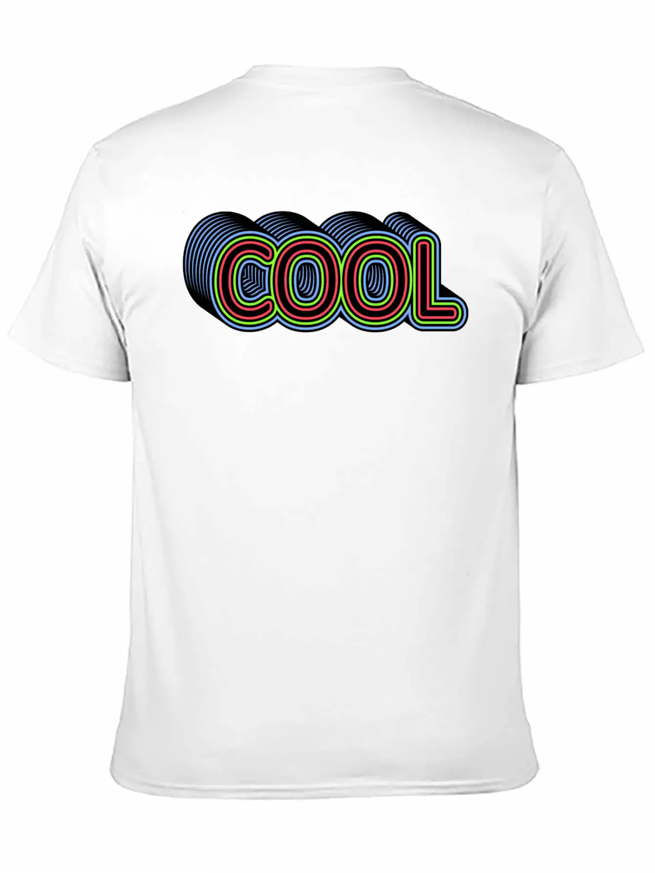 COOL Multistrokes 3D Stylish Everyday T-Shirt – Unisex Basic Cotton Tee