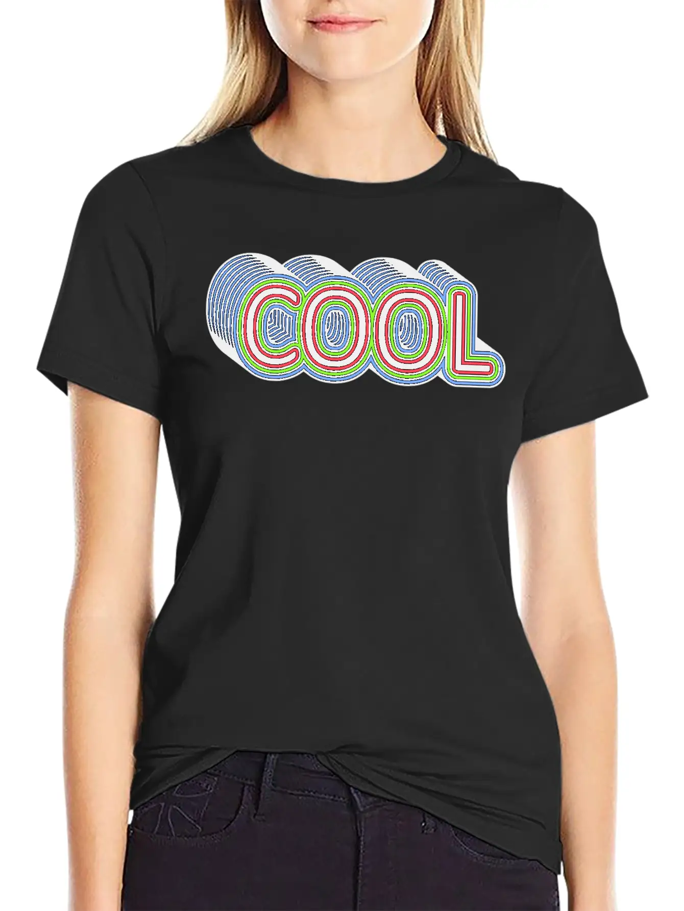 COOL Multistrokes 3D Stylish Everyday T-Shirt – Unisex Basic Cotton Tee