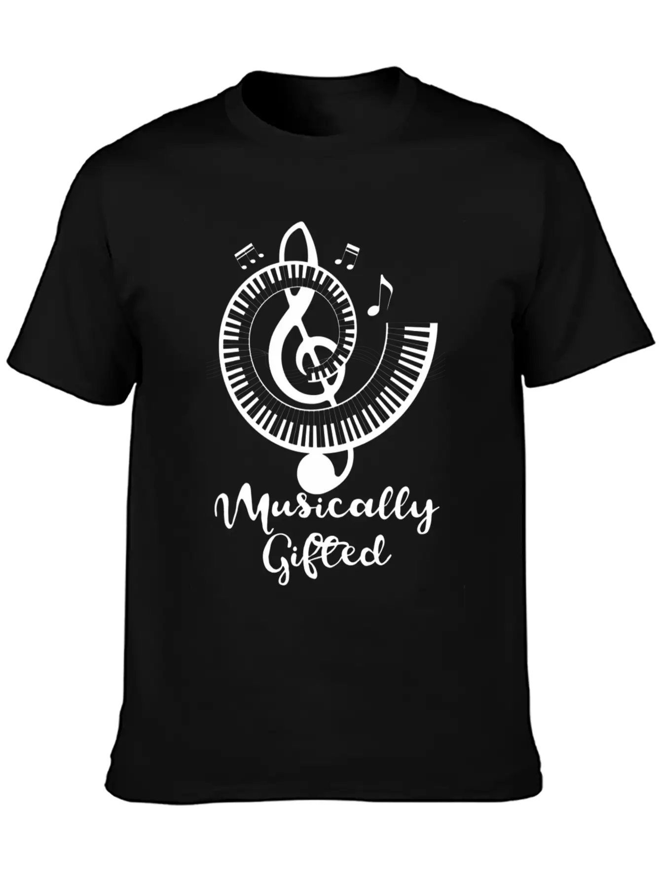 Cool Musically Ed Musician Piano Apparel Essential Cotton Tee For Daily Outfits – Unisex Style
