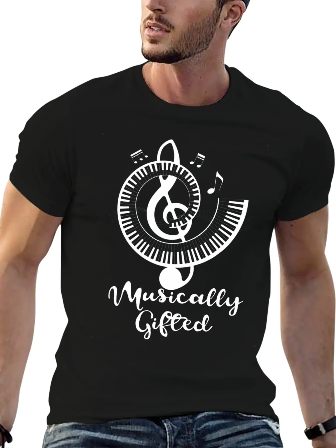 Cool Musically Ed Musician Piano Apparel Essential Cotton Tee For Daily Outfits – Unisex Style