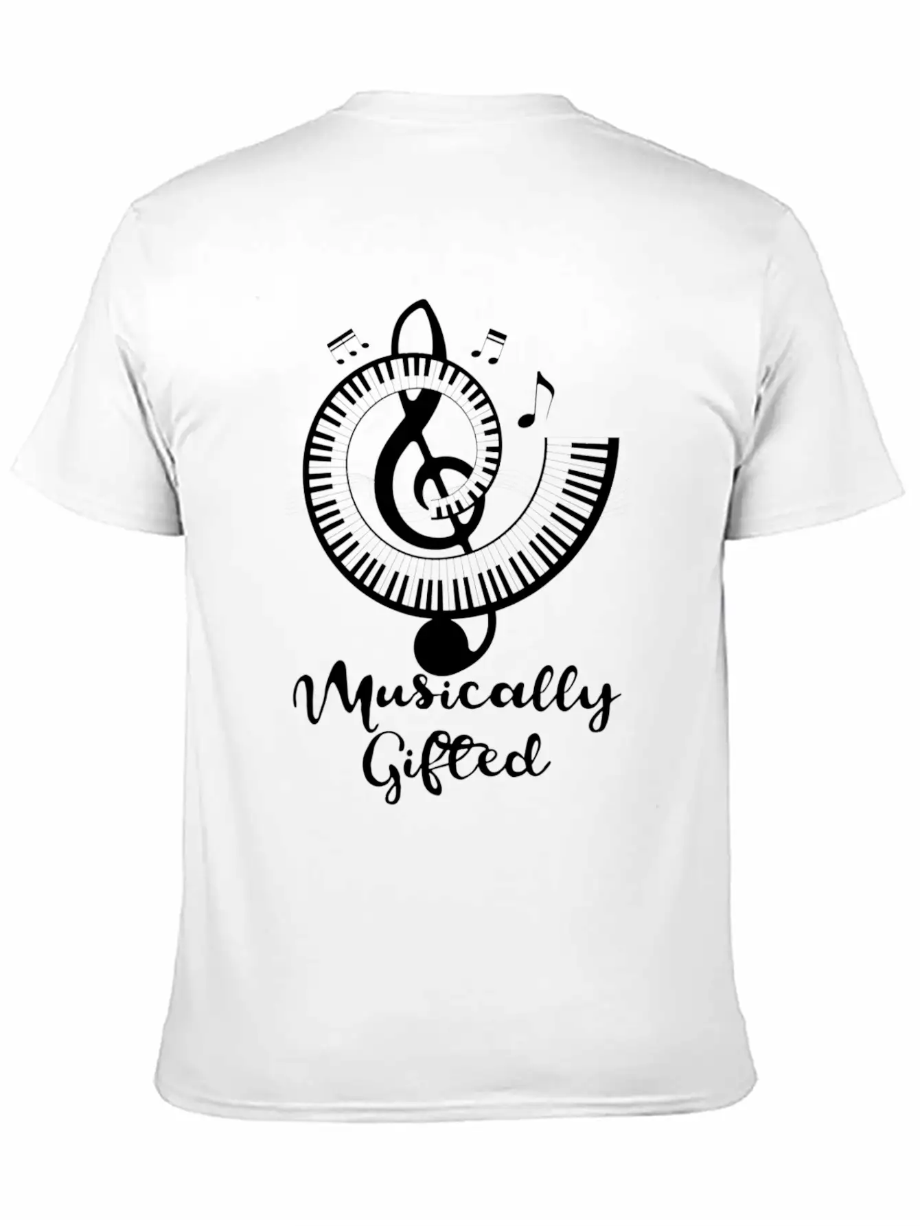 Cool Musically Ed Musician Piano Apparel Essential Cotton Tee For Daily Outfits – Unisex Style