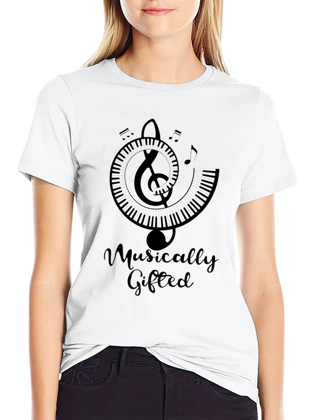 Cool Musically Ed Musician Piano Apparel Essential Cotton Tee For Daily Outfits – Unisex Style