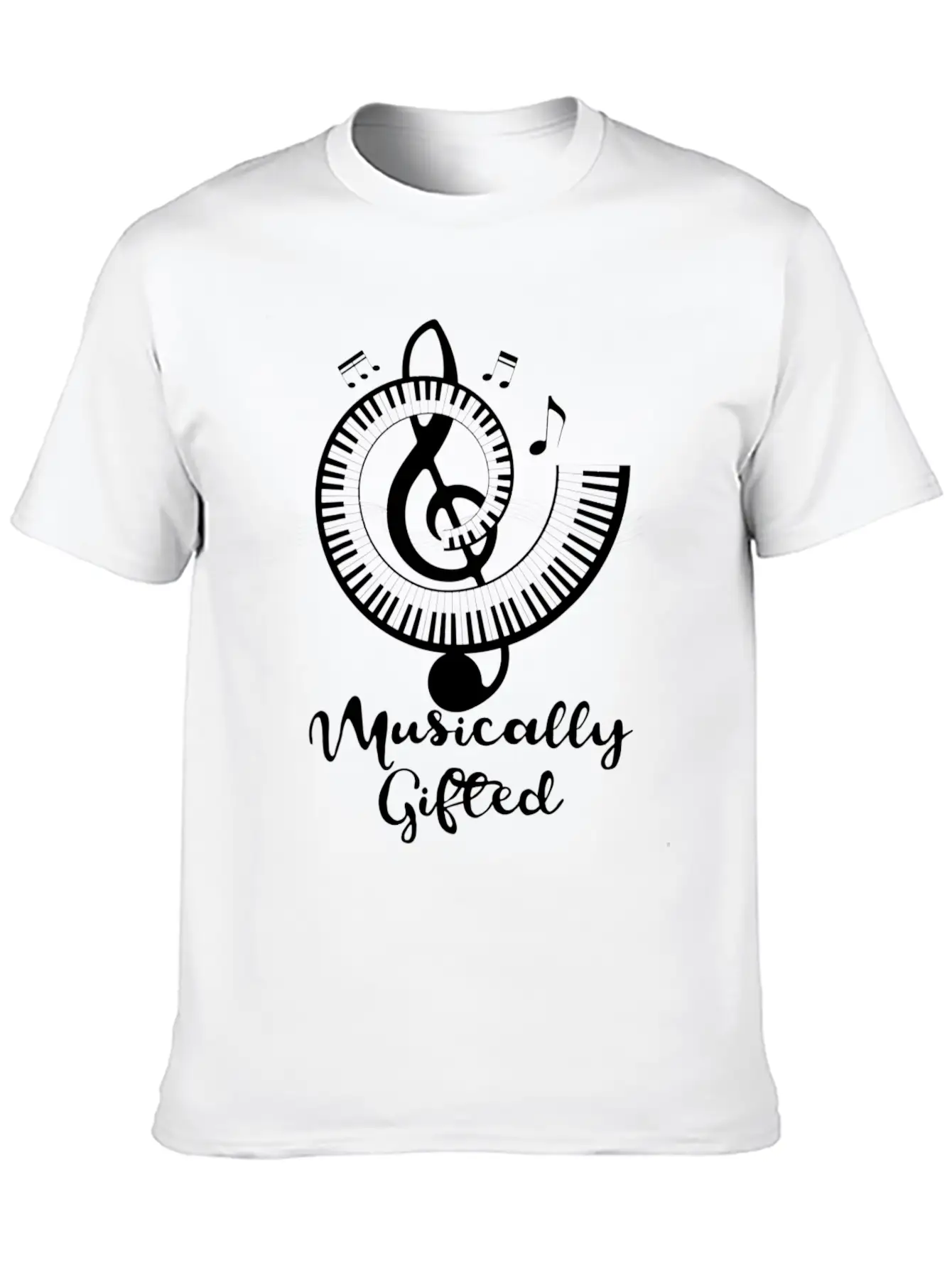 Cool Musically Ed Musician Piano Apparel Essential Cotton Tee For Daily Outfits – Unisex Style