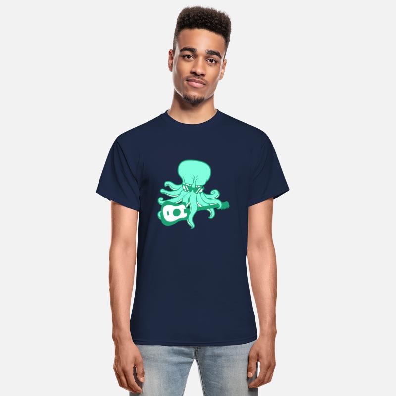 Cool Octopus Kraken Squid Plays Guitar Guitarist