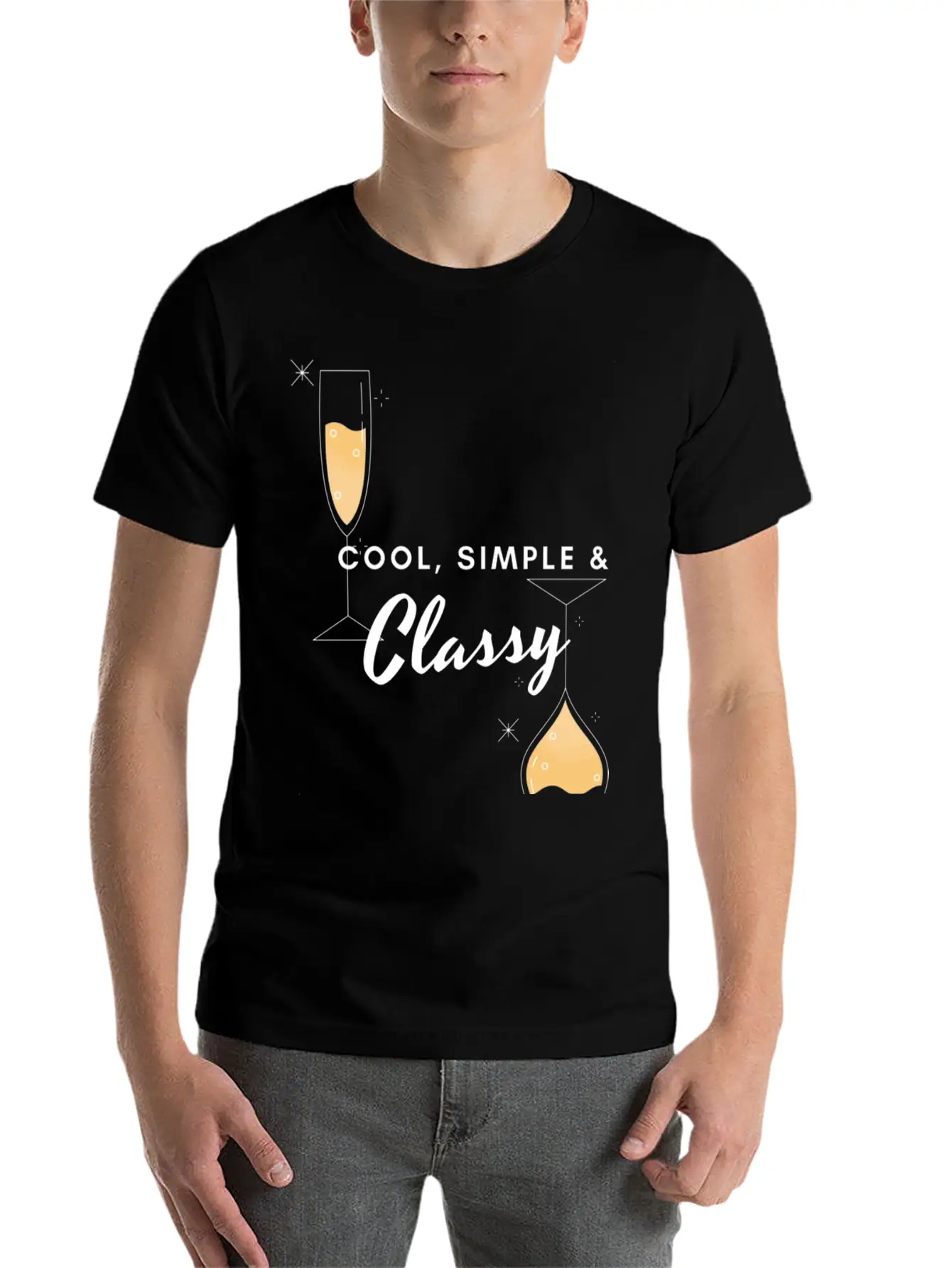 Cool, Simple And Classy Unisex Short Sleeve Soft Cotton T-Shirt – Casual Everyday Wear