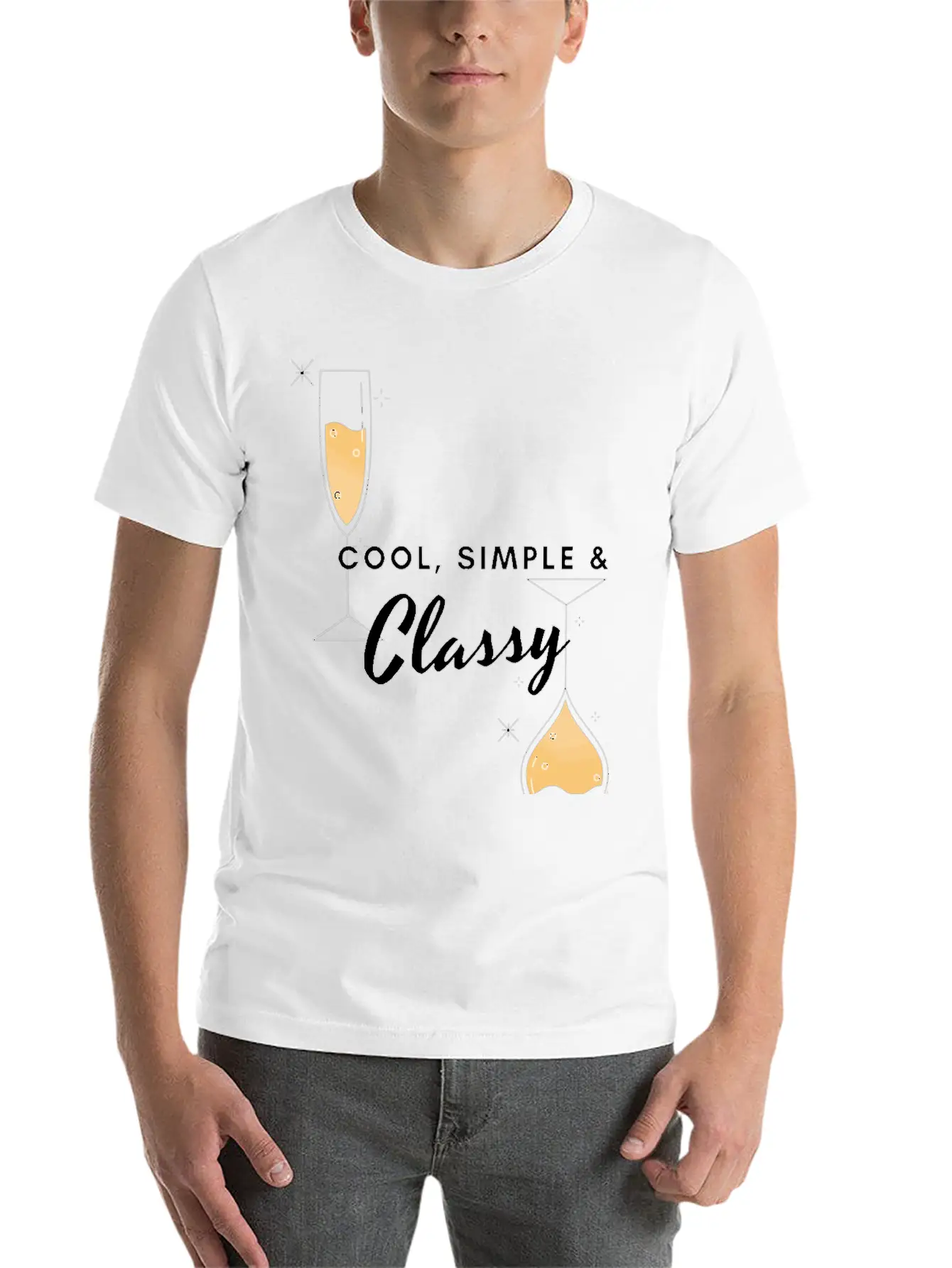 Cool, Simple And Classy Unisex Short Sleeve Soft Cotton T-Shirt – Casual Everyday Wear