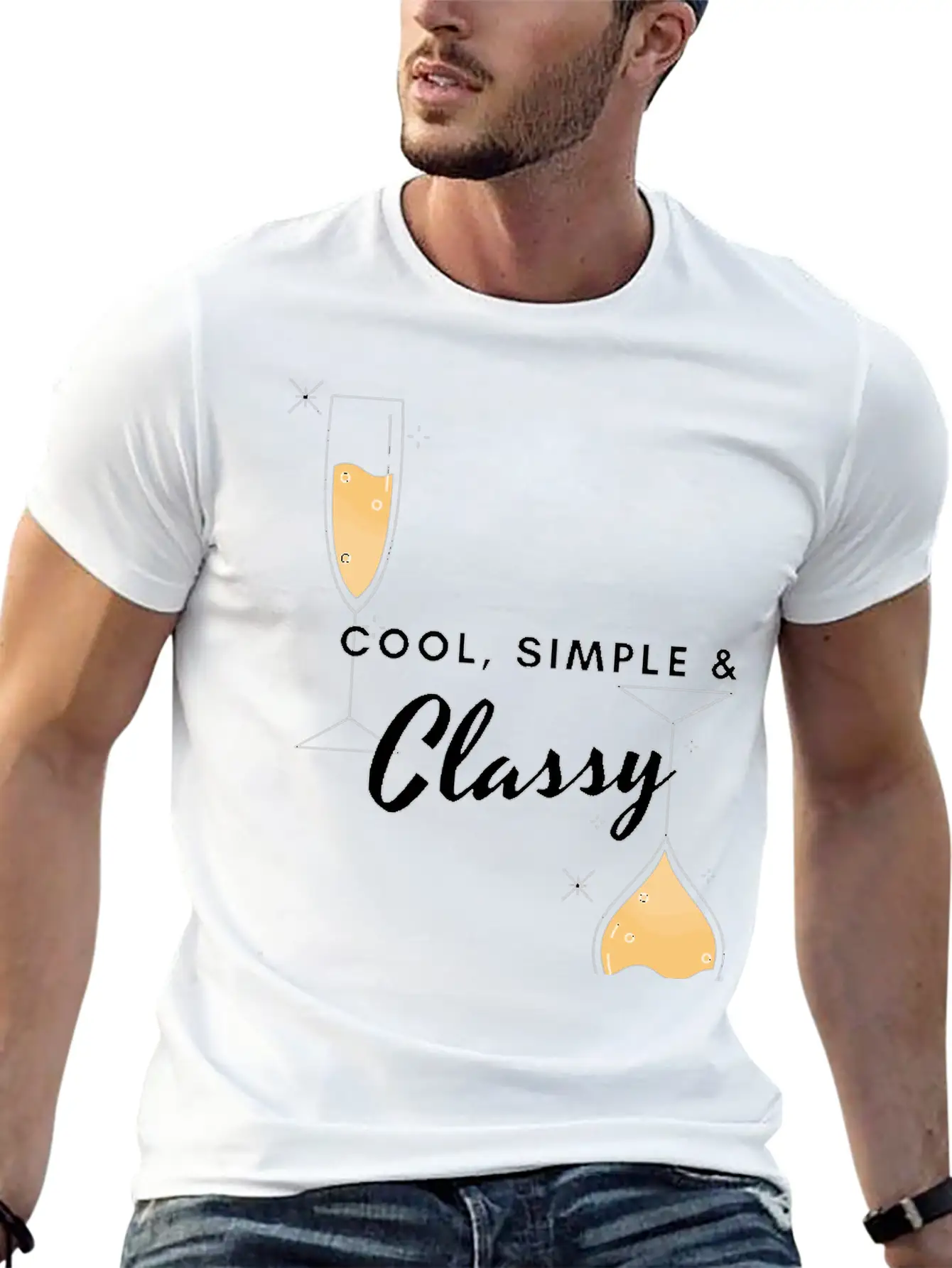Cool, Simple And Classy Unisex Short Sleeve Soft Cotton T-Shirt – Casual Everyday Wear