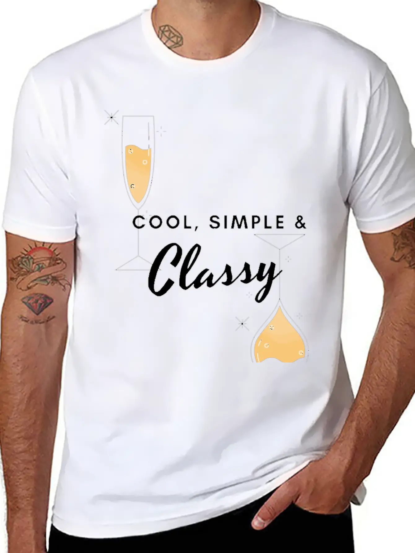 Cool, Simple And Classy Unisex Short Sleeve Soft Cotton T-Shirt – Casual Everyday Wear