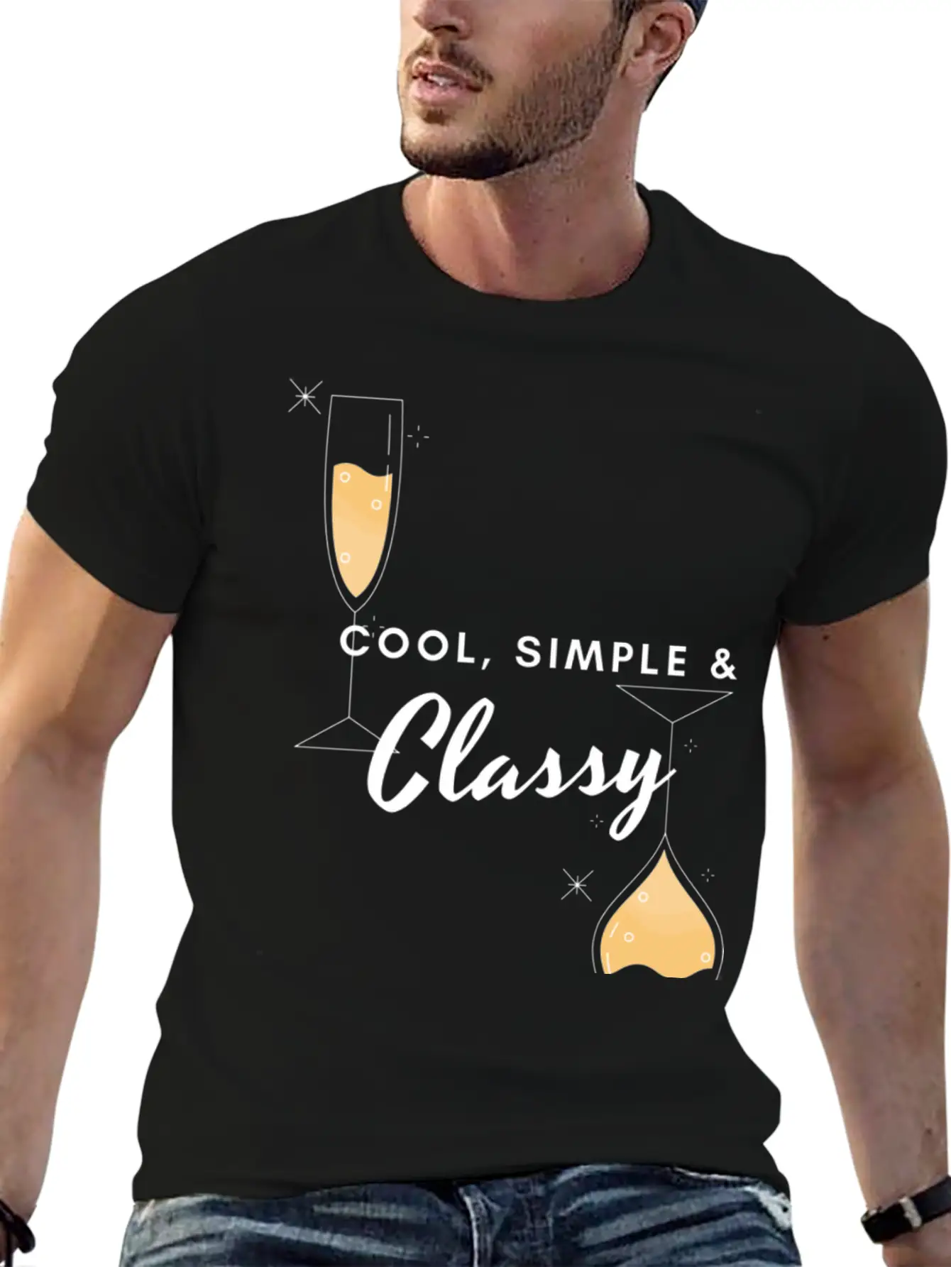 Cool, Simple And Classy Unisex Short Sleeve Soft Cotton T-Shirt – Casual Everyday Wear