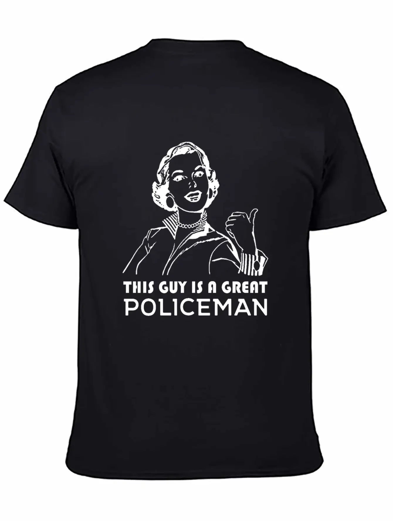 Cool THIS GUY IS A GREAT POLICEMAN For Policeman Unisex Short Sleeve Soft Cotton T-Shirt – Casual Everyday Wear