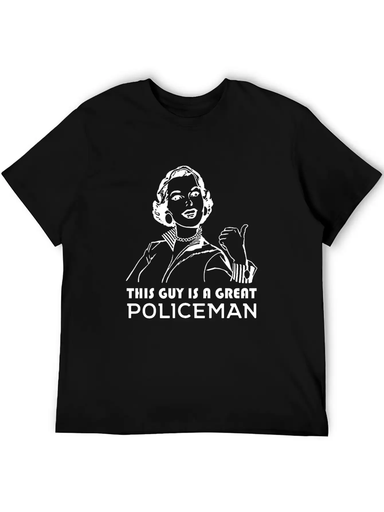 Cool THIS GUY IS A GREAT POLICEMAN For Policeman Unisex Short Sleeve Soft Cotton T-Shirt – Casual Everyday Wear
