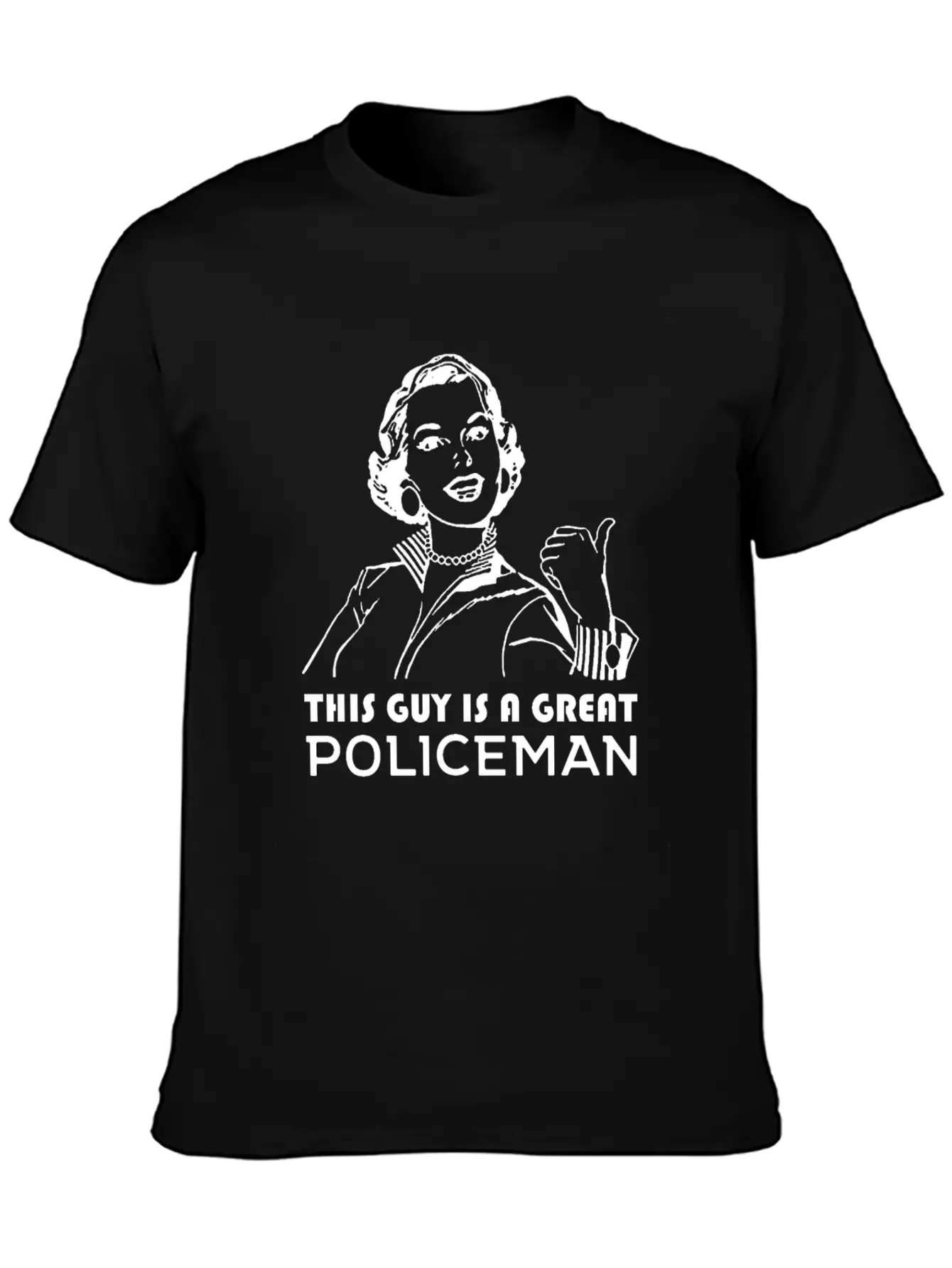 Cool THIS GUY IS A GREAT POLICEMAN For Policeman Unisex Short Sleeve Soft Cotton T-Shirt – Casual Everyday Wear
