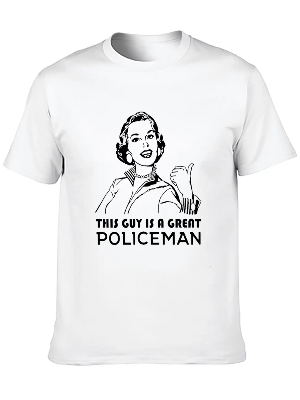 Cool THIS GUY IS A GREAT POLICEMAN For Policeman Unisex Short Sleeve Soft Cotton T-Shirt – Casual Everyday Wear