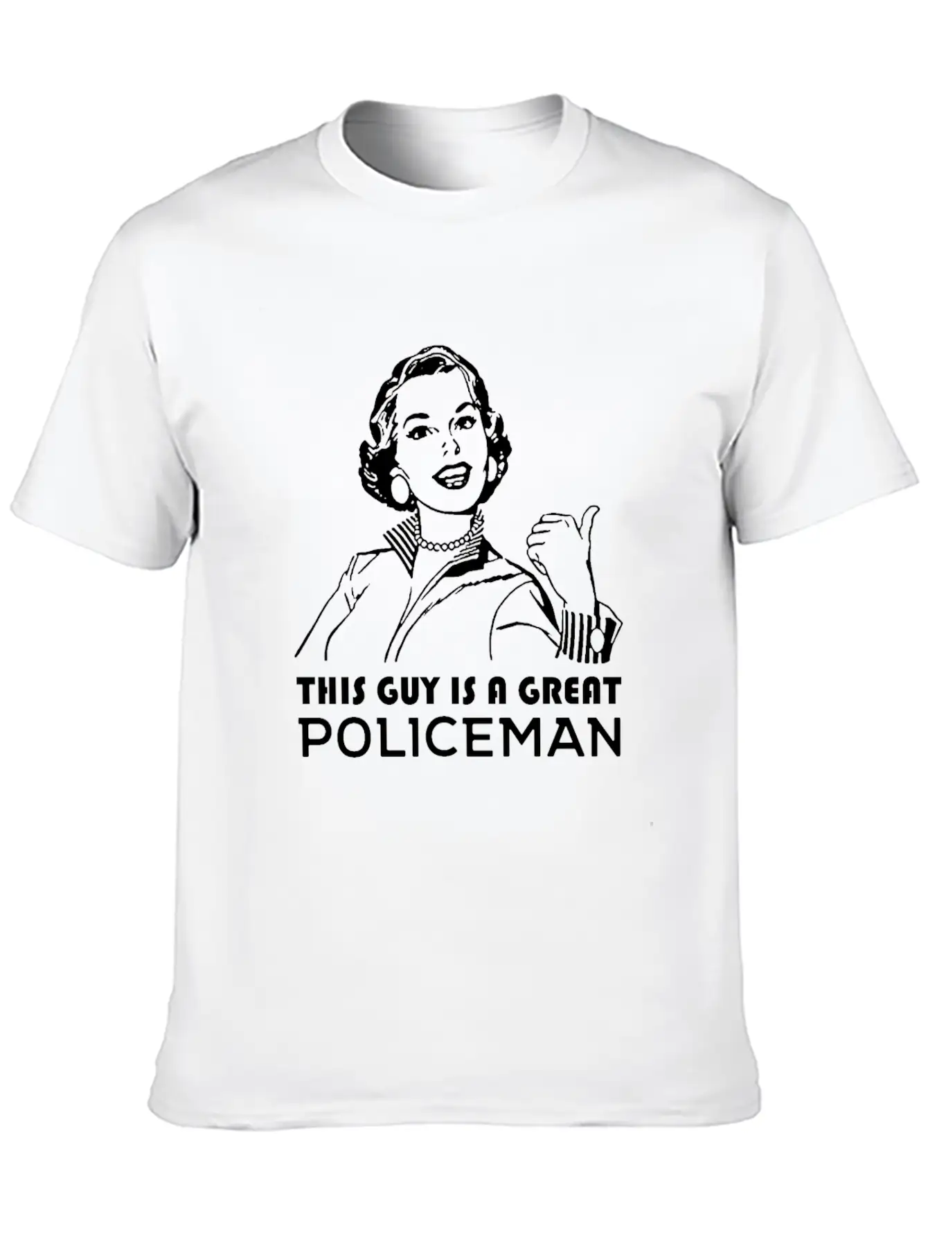 Cool THIS GUY IS A GREAT POLICEMAN For Policeman Unisex Short Sleeve Soft Cotton T-Shirt – Casual Everyday Wear