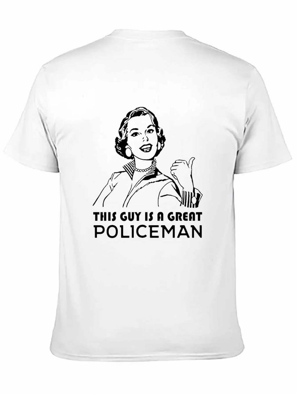 Cool THIS GUY IS A GREAT POLICEMAN For Policeman Unisex Short Sleeve Soft Cotton T-Shirt – Casual Everyday Wear