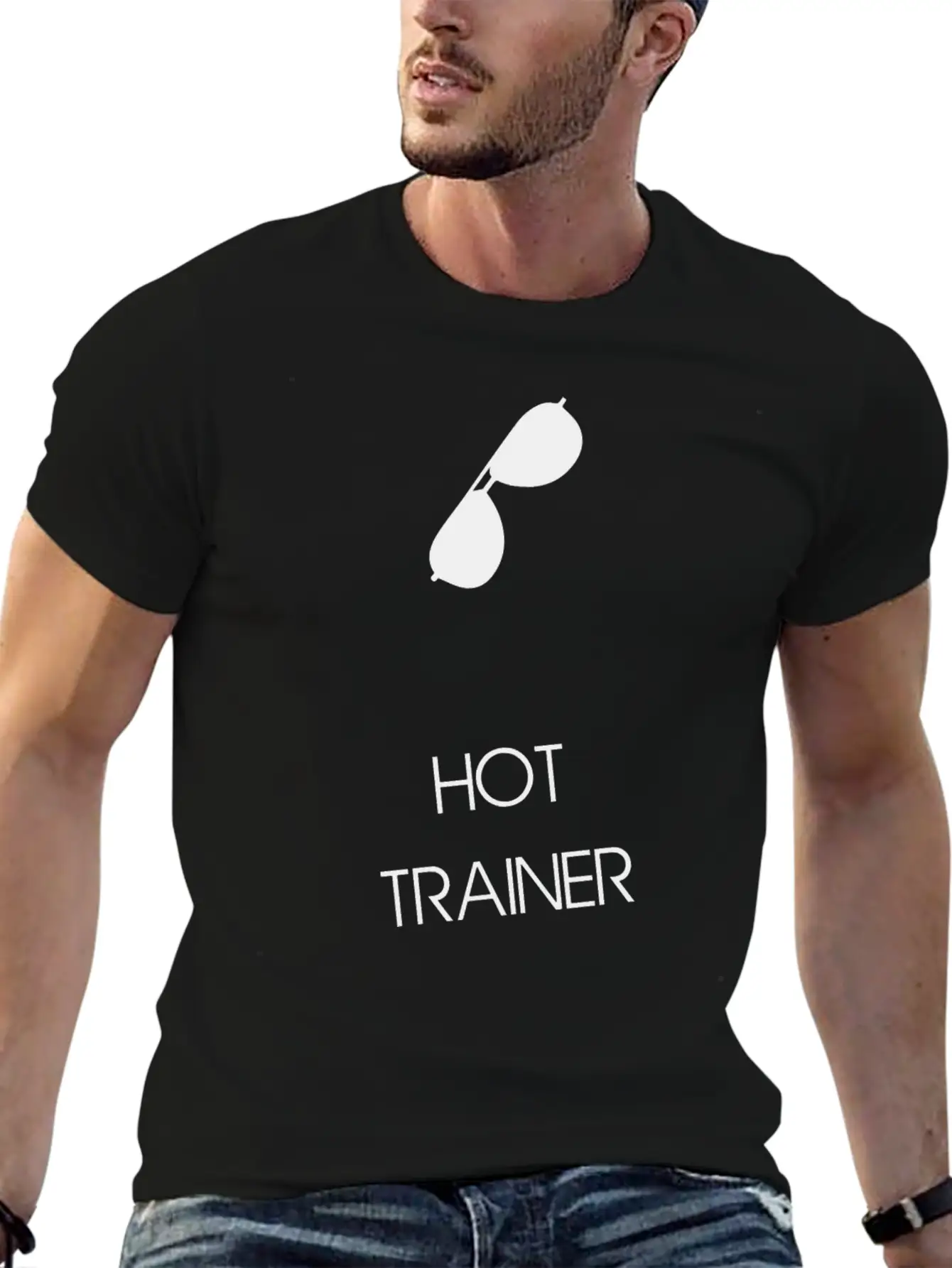 Cool Trainer Sunglass Black Gift Unisex Casual T-Shirt – Clean Design For Daily Comfort