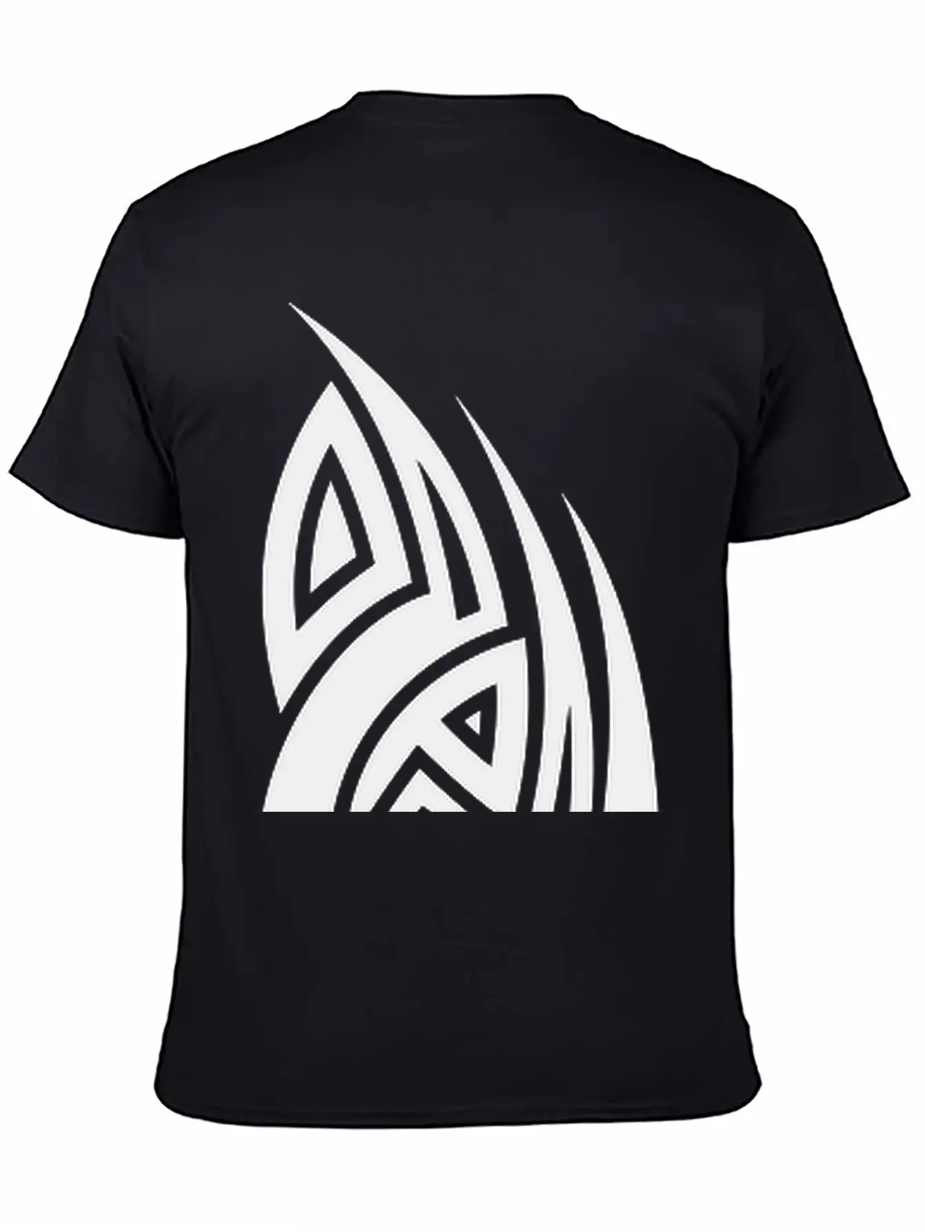 Cool Tribal Tattoo Design Casual Graphic T-Shirt – Simple And Comfortable Daily Wear