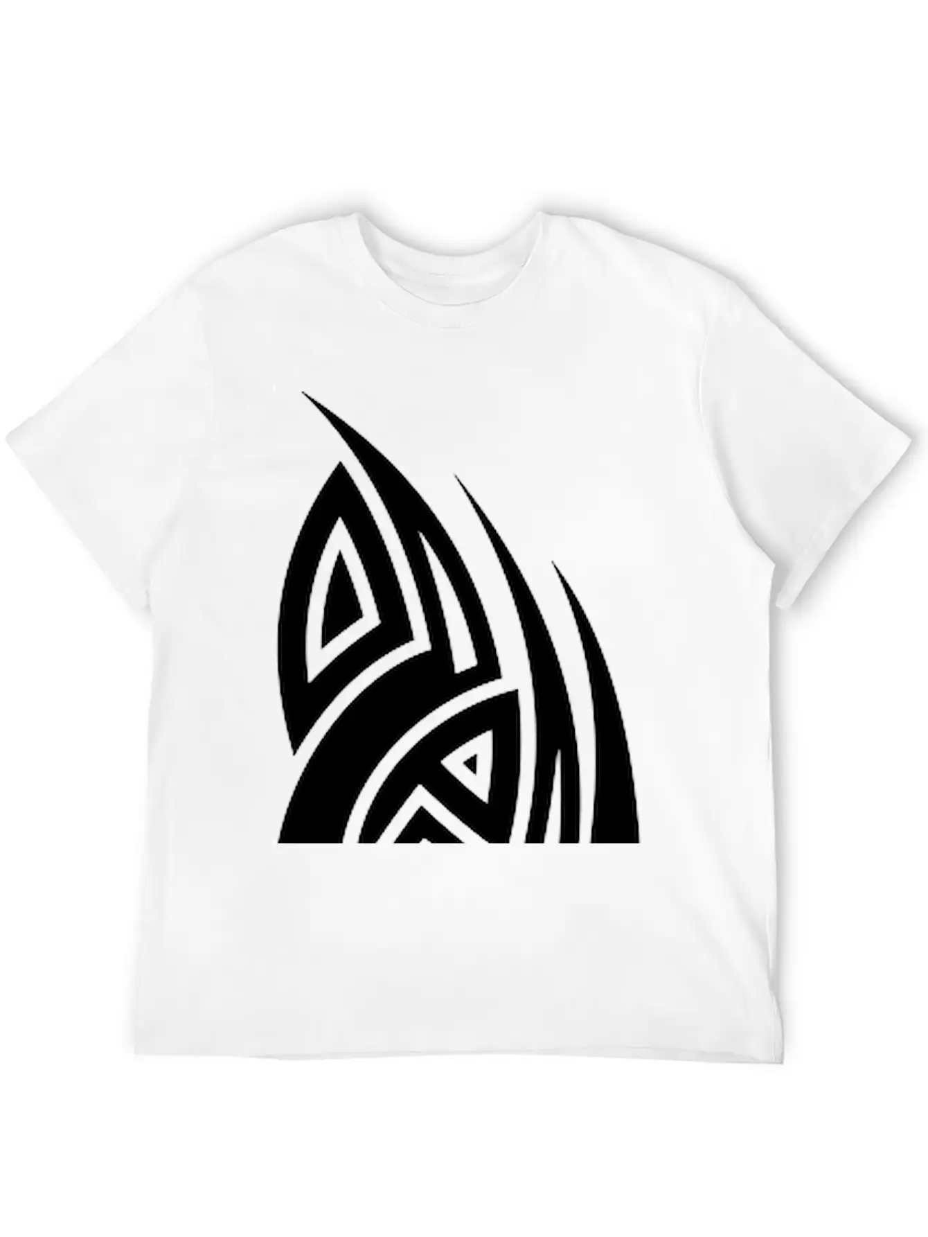 Cool Tribal Tattoo Design Casual Graphic T-Shirt – Simple And Comfortable Daily Wear