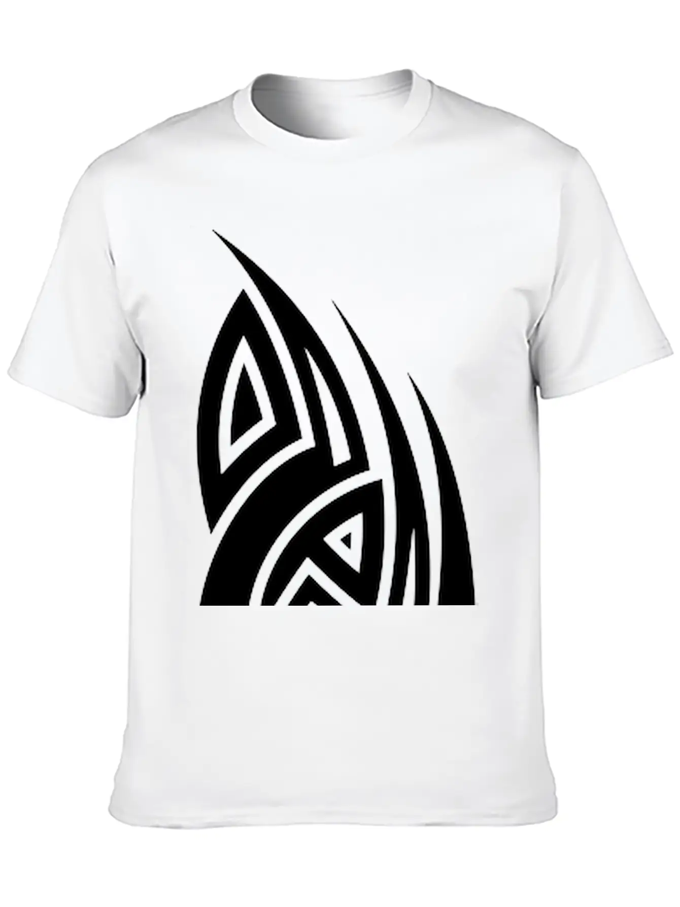 Cool Tribal Tattoo Design Casual Graphic T-Shirt – Simple And Comfortable Daily Wear