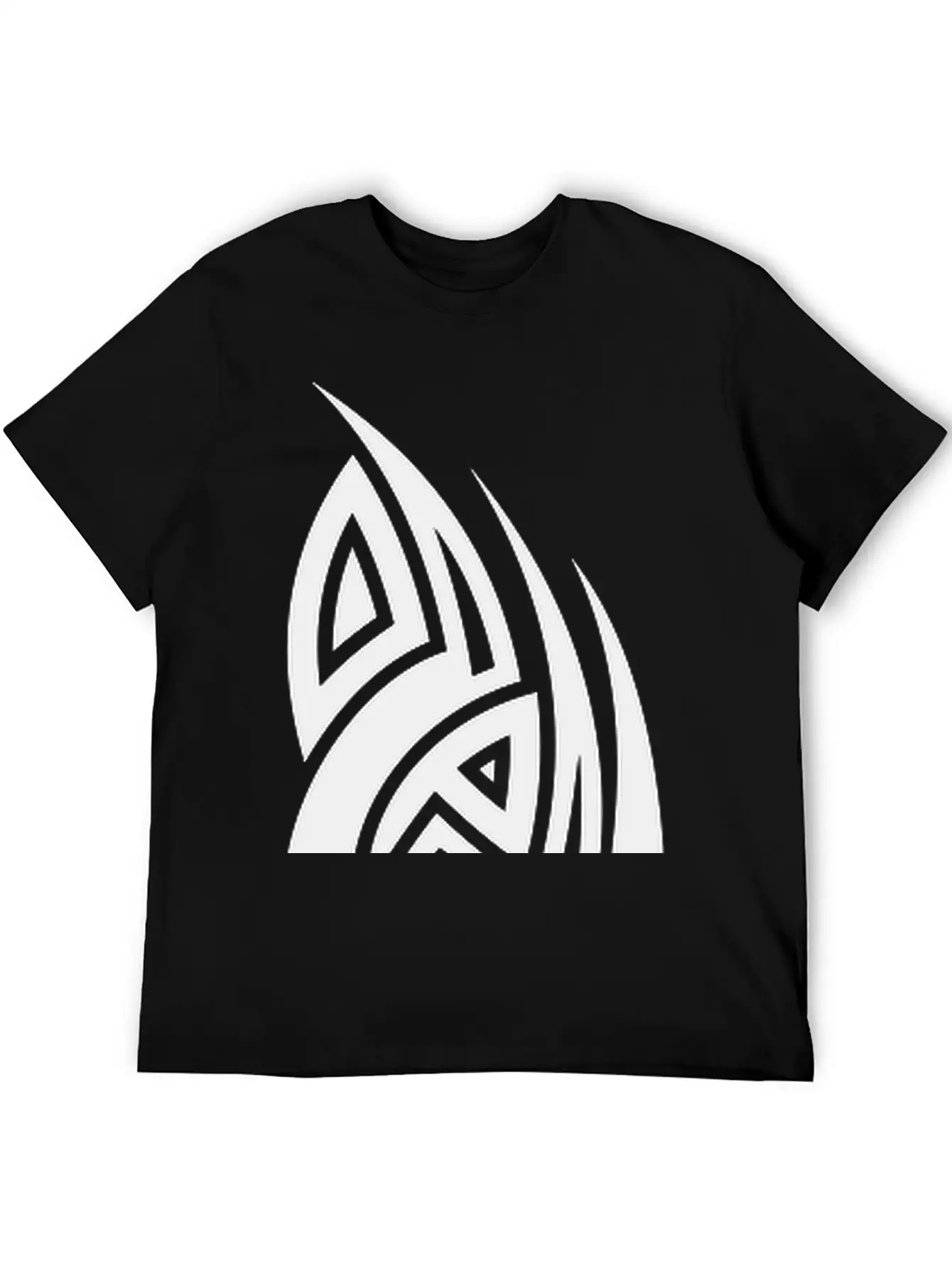 Cool Tribal Tattoo Design Casual Graphic T-Shirt – Simple And Comfortable Daily Wear