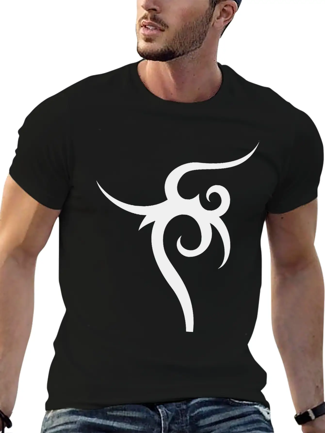 Cool Tribal Tattoo Design Unisex Casual T-Shirt – Clean Design For Daily Comfort