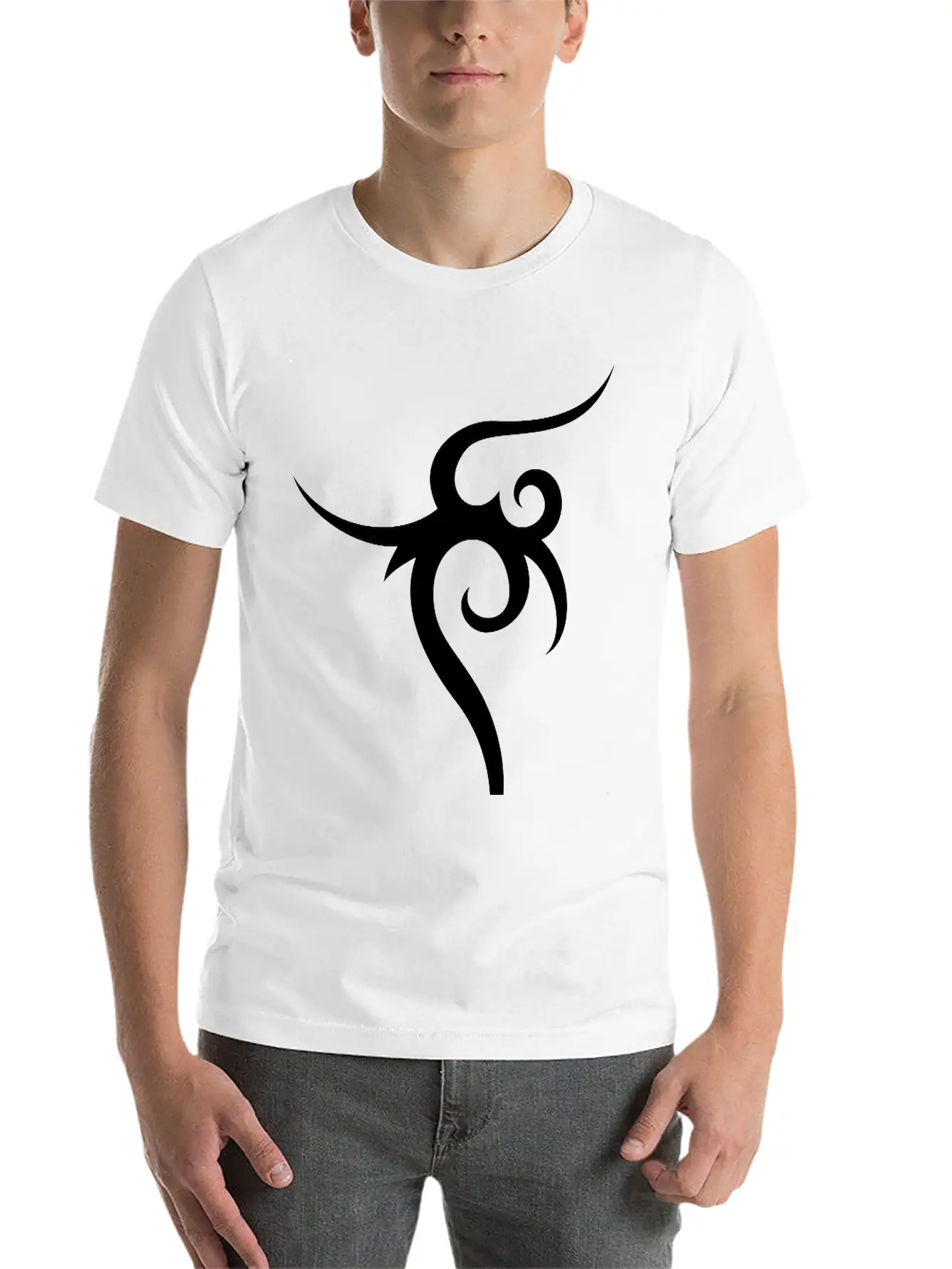 Cool Tribal Tattoo Design Unisex Casual T-Shirt – Clean Design For Daily Comfort