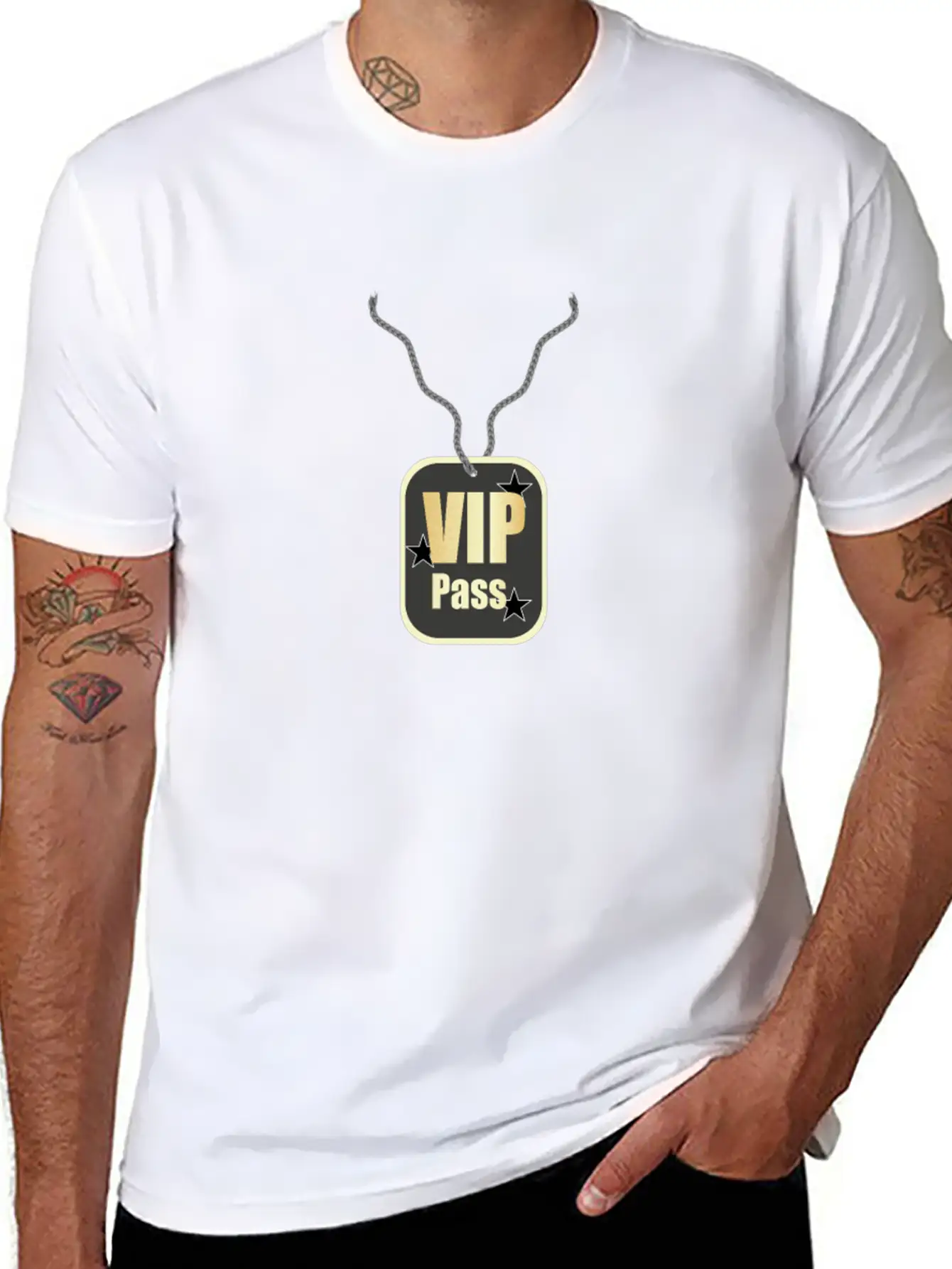 Cool VIP Pass Concert Festival Gift Unisex Casual T-Shirt – Clean Design For Daily Comfort